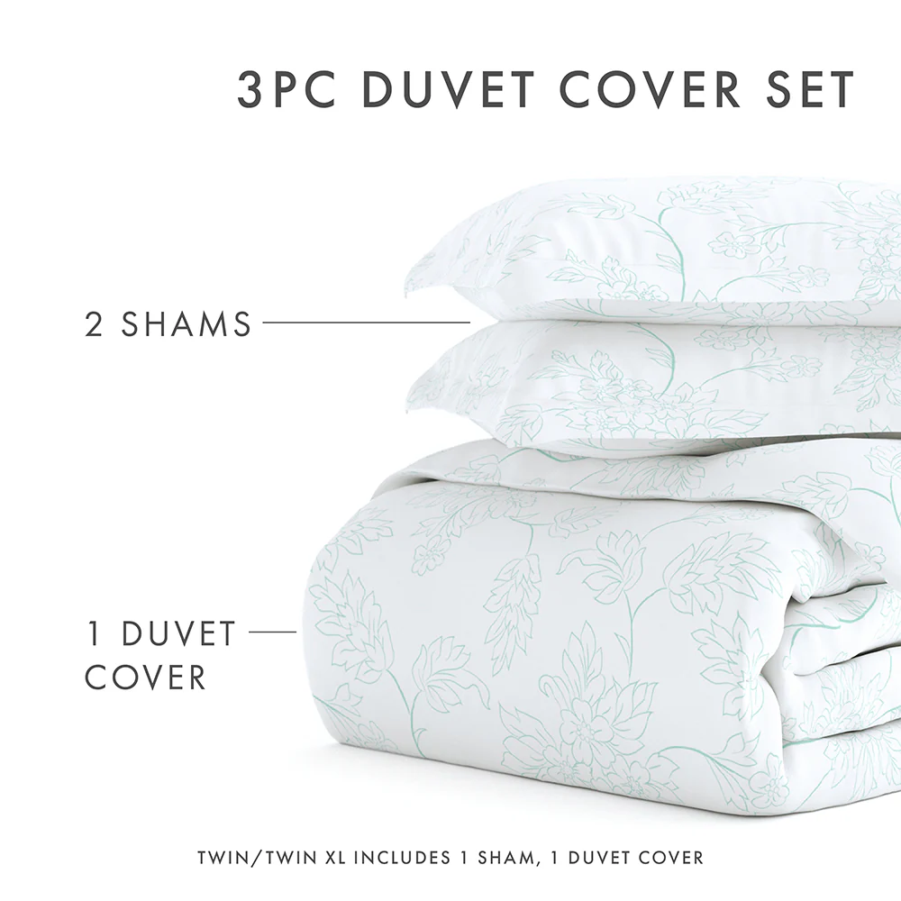 Vines Pattern 3-Piece Duvet Cover Set (Sale) - Image 22