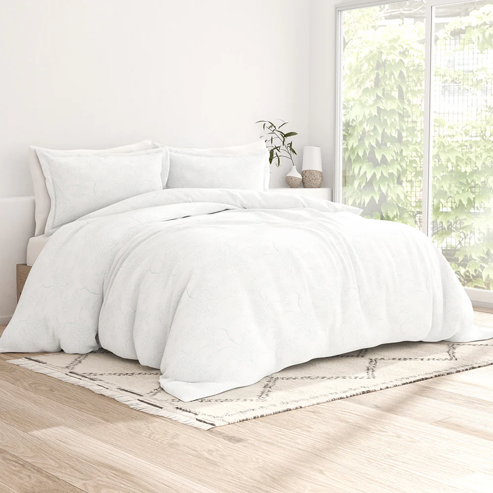 Vines Pattern 3-Piece Duvet Cover Set (Sale) - Image 4