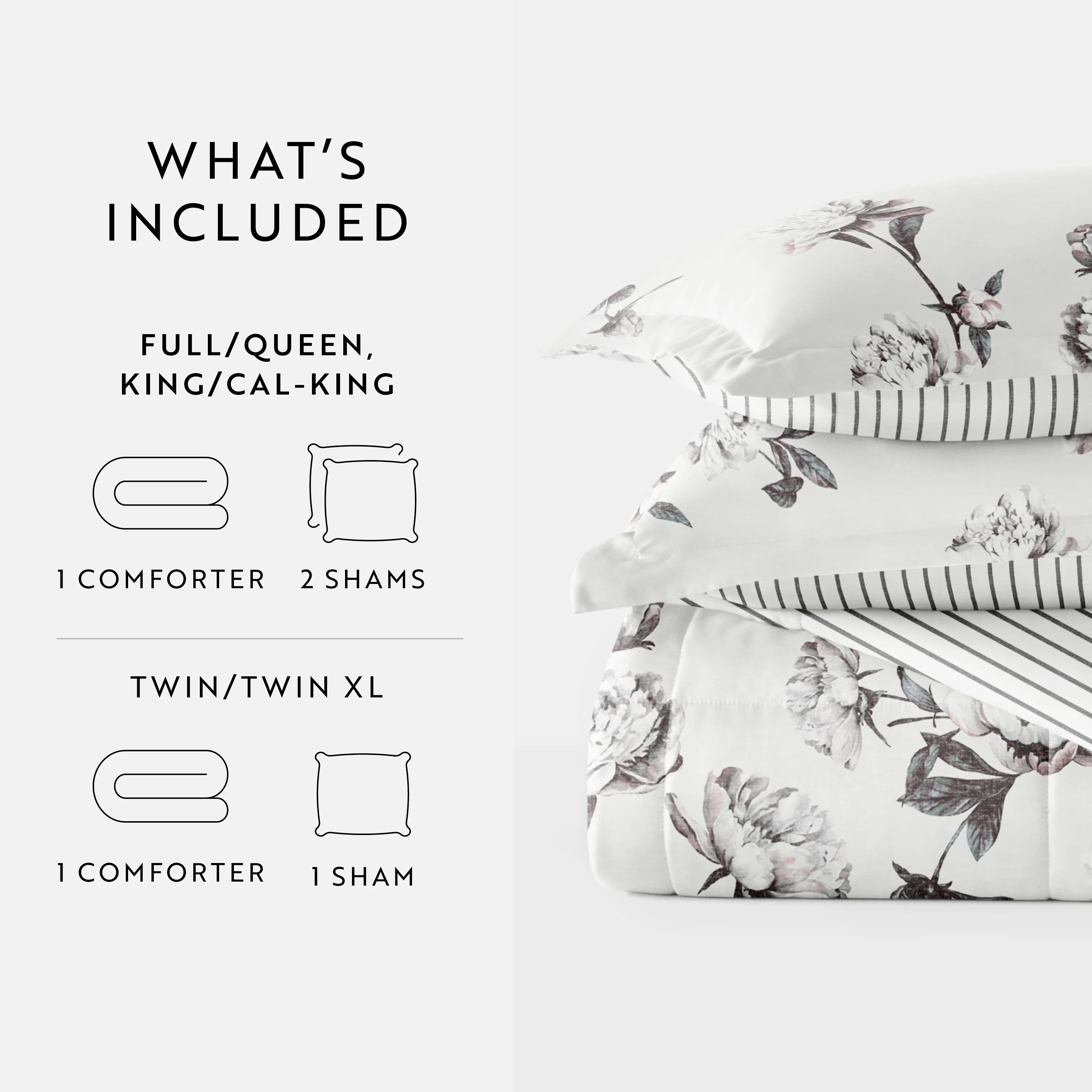 Vintage Magnolia Reversible Down-Alternative Comforter Set (Sale) - Image 14