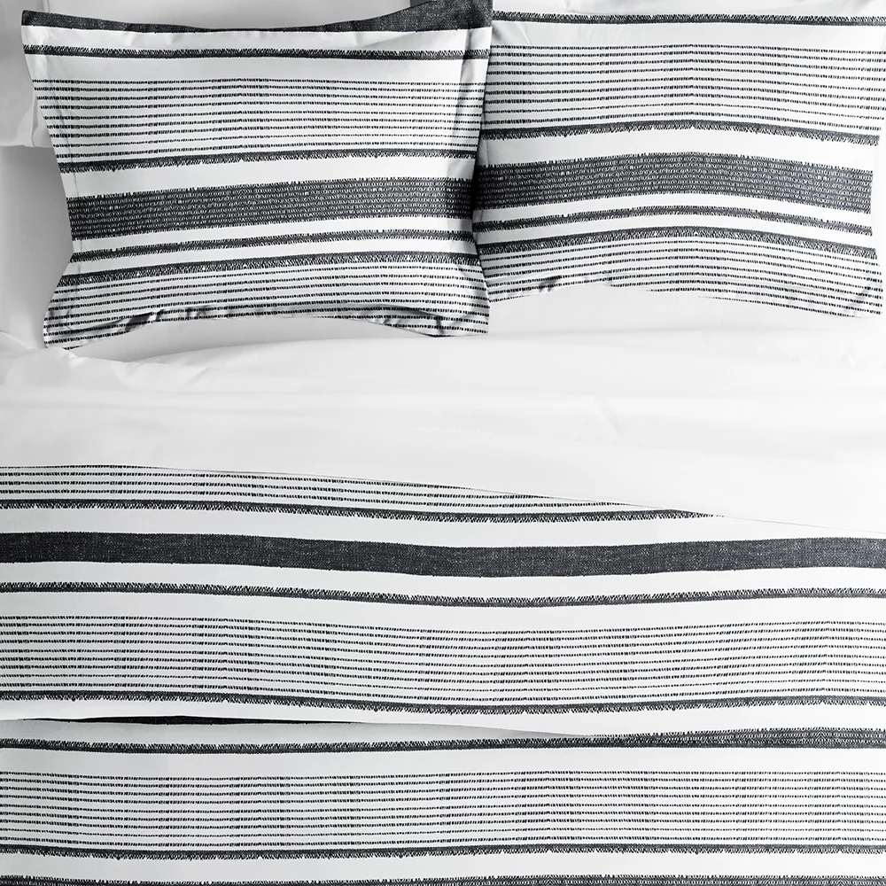 Vintage Stripe Pattern 3-Piece Duvet Cover Set (Sale) - Image 3