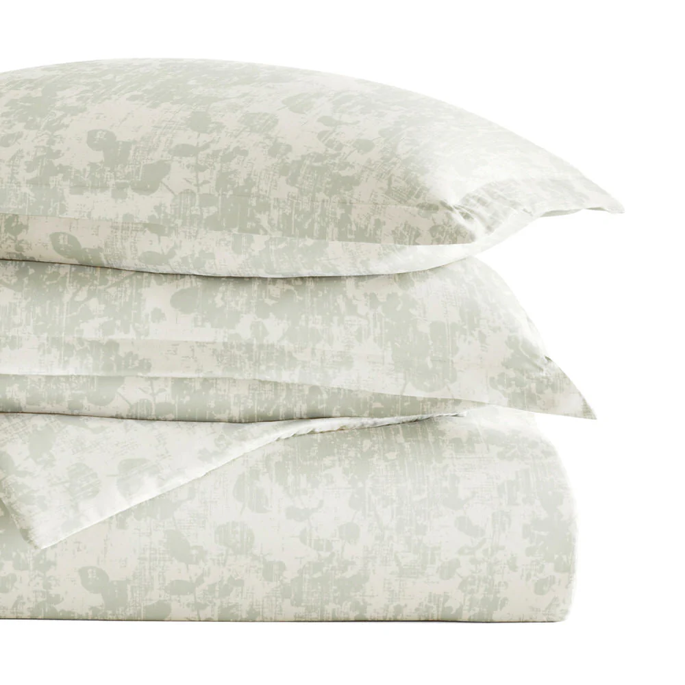 Weathered Floral Pattern 3-Piece Duvet Cover Set (Sale) - Image 12