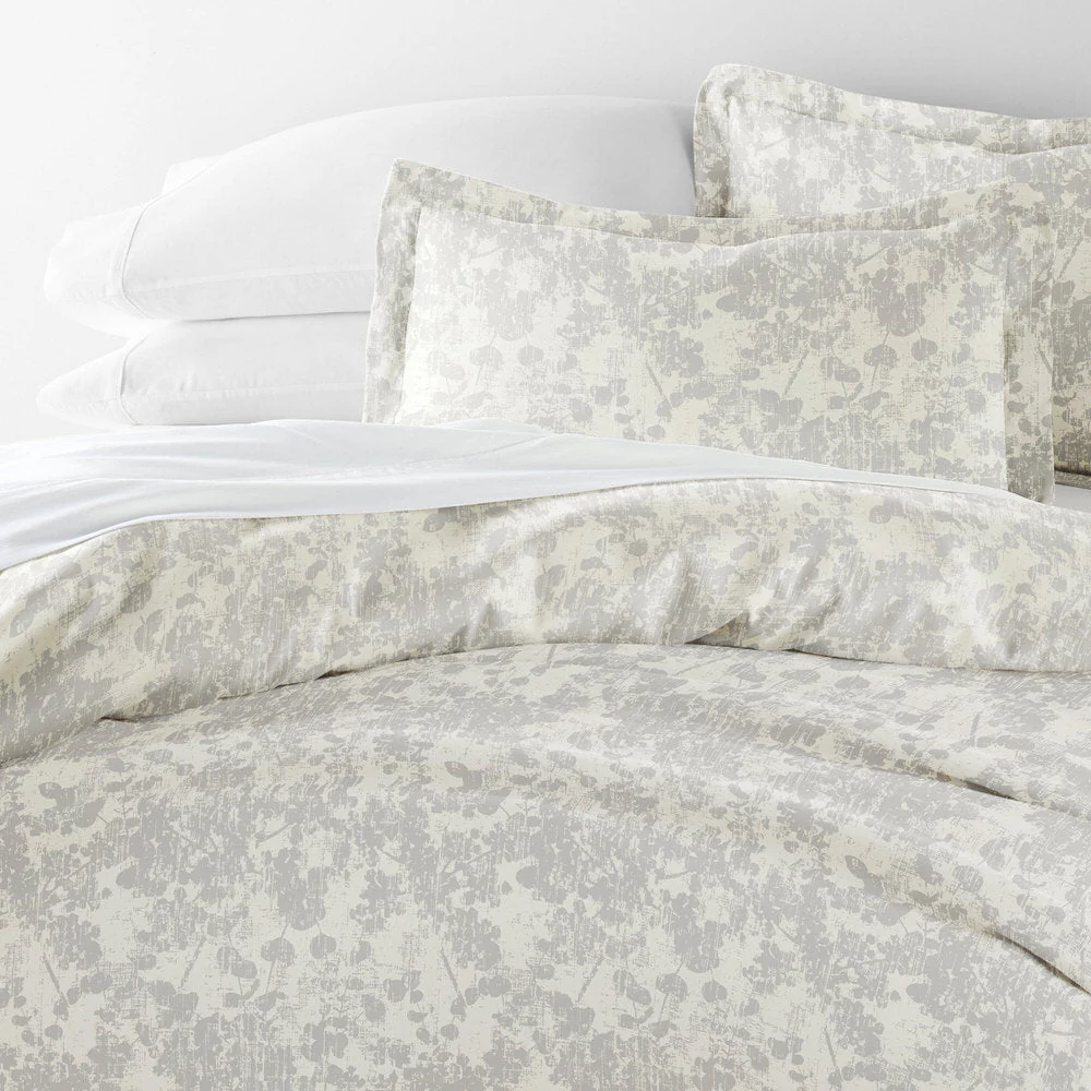 Weathered Floral Pattern 3-Piece Duvet Cover Set (Sale) - Image 9