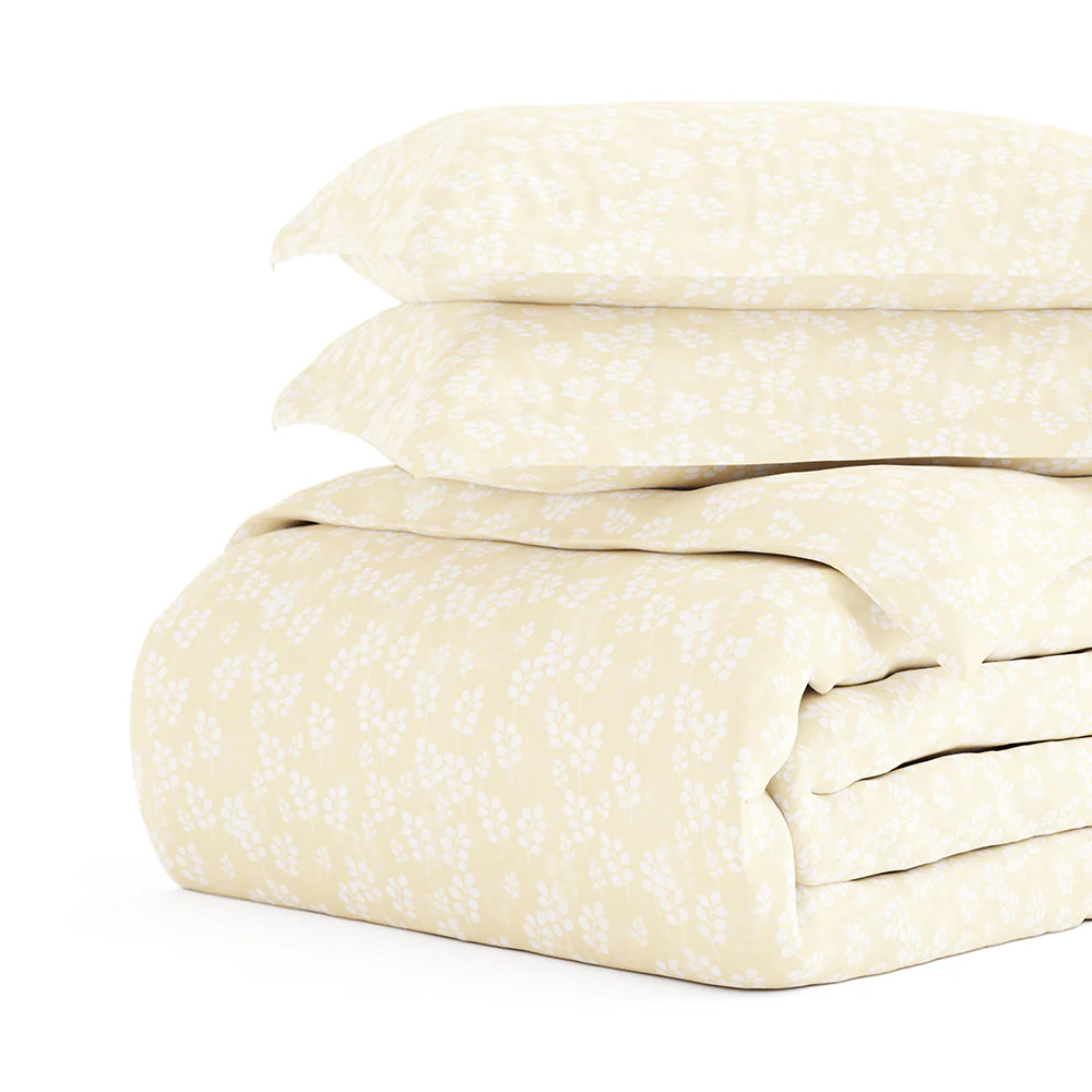 Wheatfield Pattern 3-Piece Duvet Cover Set (Sale) - Image 13