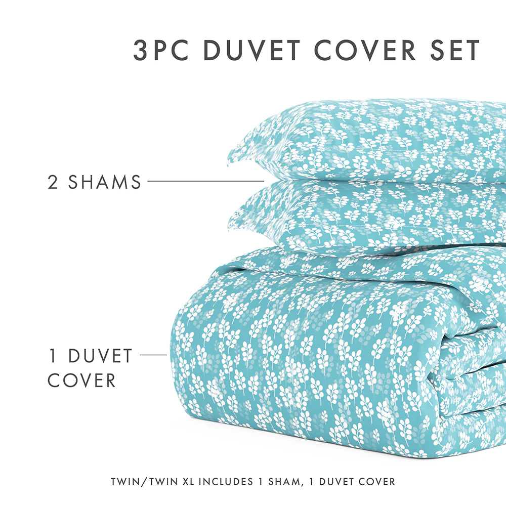 Wheatfield Pattern 3-Piece Duvet Cover Set (Sale) - Image 32