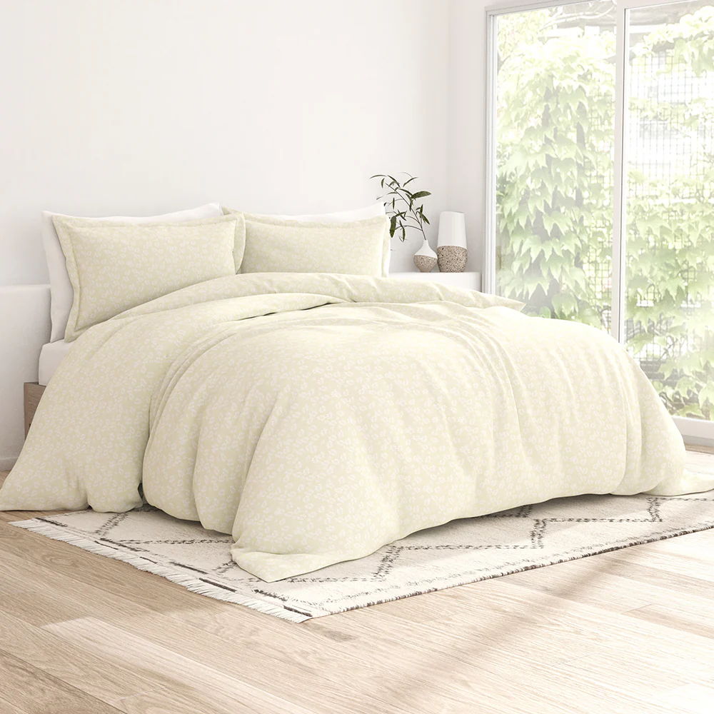 Wheatfield Pattern 3-Piece Duvet Cover Set (Sale) - Image 4