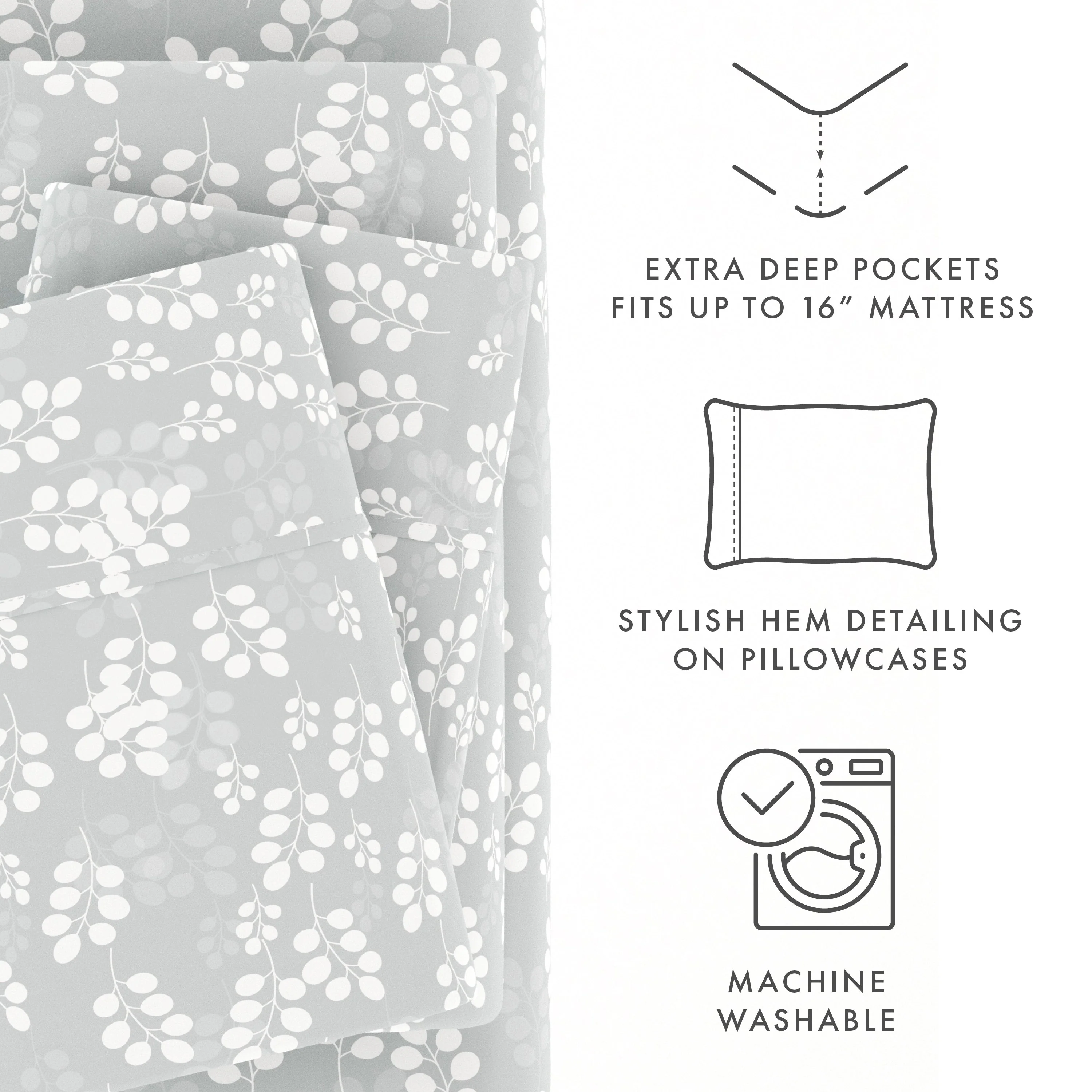 Wheatfield Pattern 4-Piece Sheet Set (Sale) - Image 21