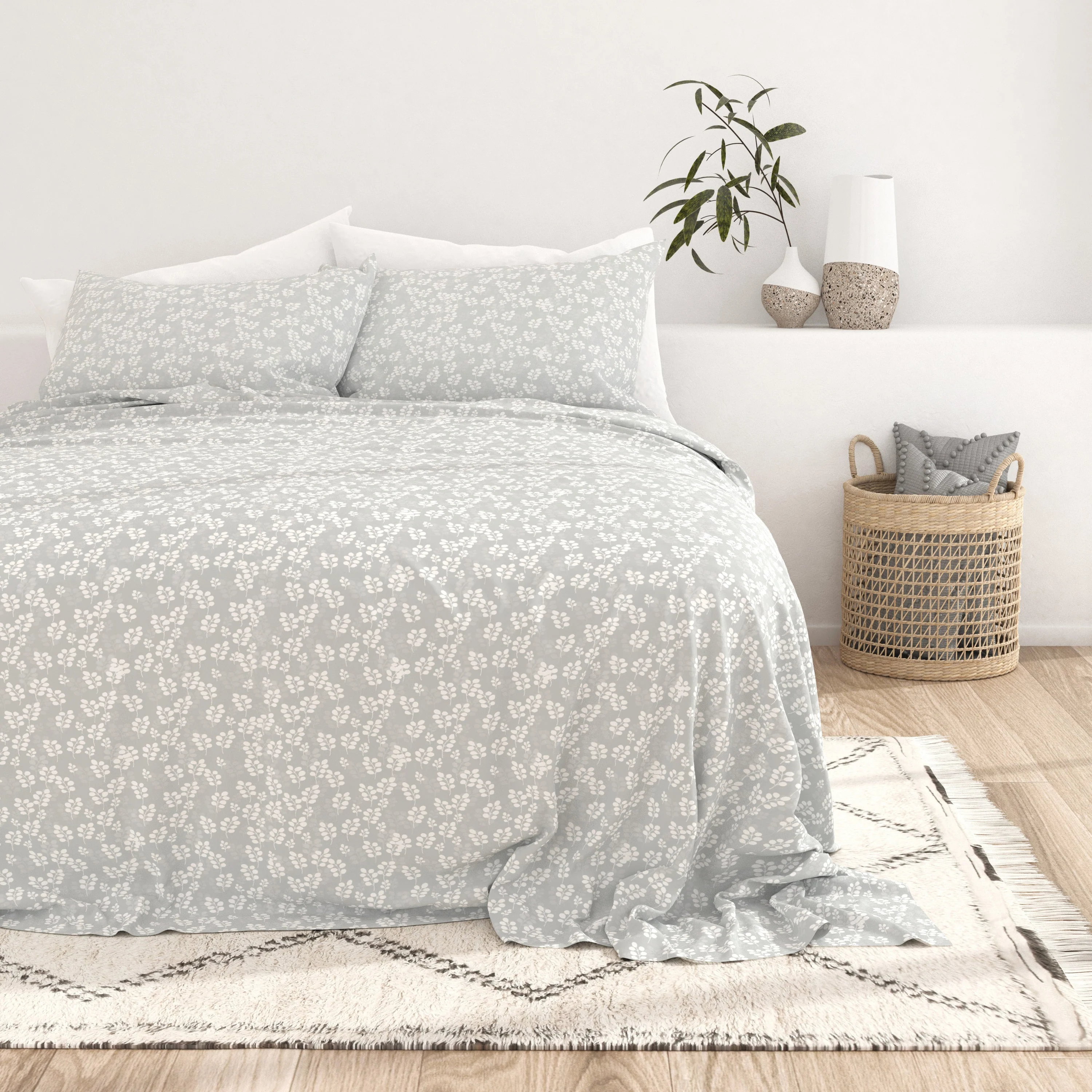 Wheatfield Pattern 4-Piece Sheet Set (Sale) - Image 9