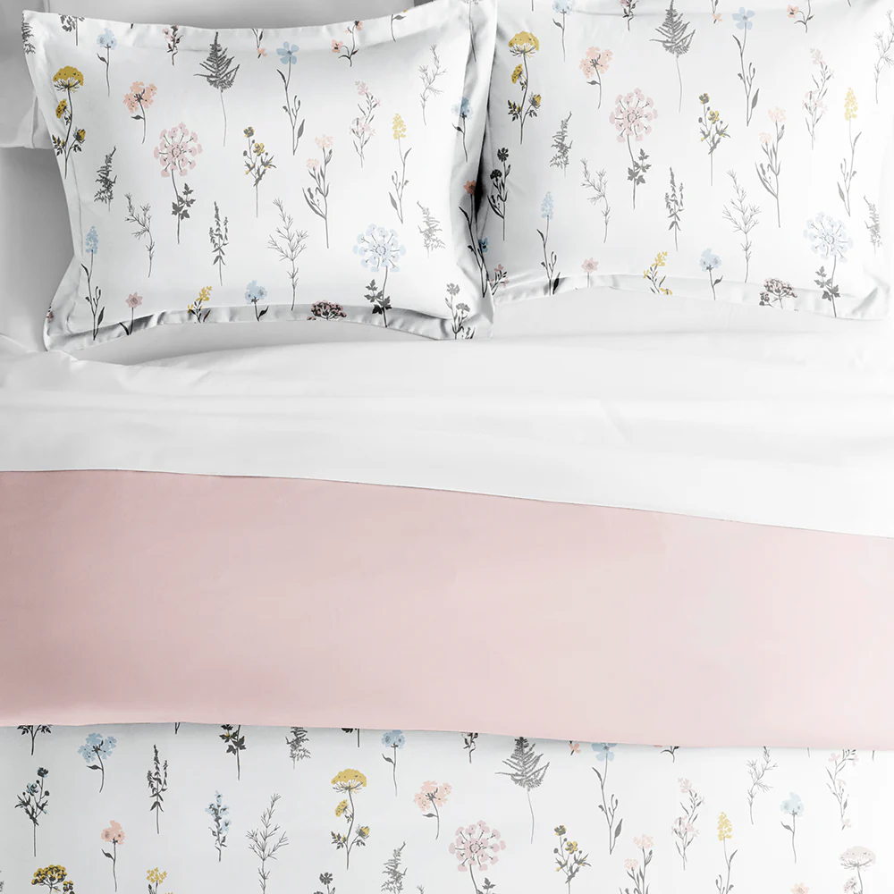 Wildflower Pattern 3-Piece Reversible Duvet Cover Set (Sale) - Image 5