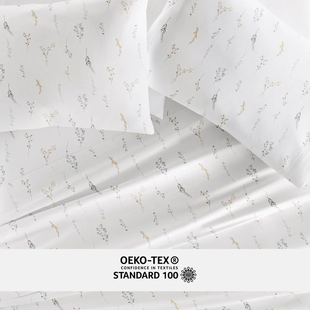 Wild Garden 4-Piece Long Staple Cotton Sheet Set (Sale) - Image 7