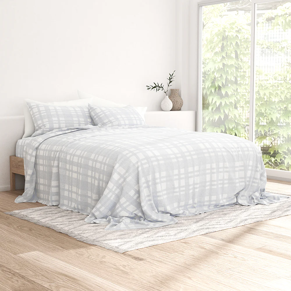 Woven 4-Piece Flannel Sheet Set (Sale) - Image 4