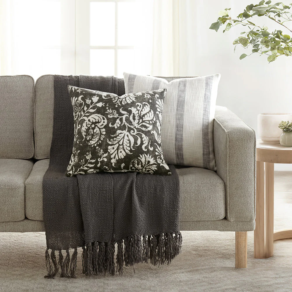 Yarn-Dyed Awning Stripe Décor Throw Pillow (Sale) - Image 4