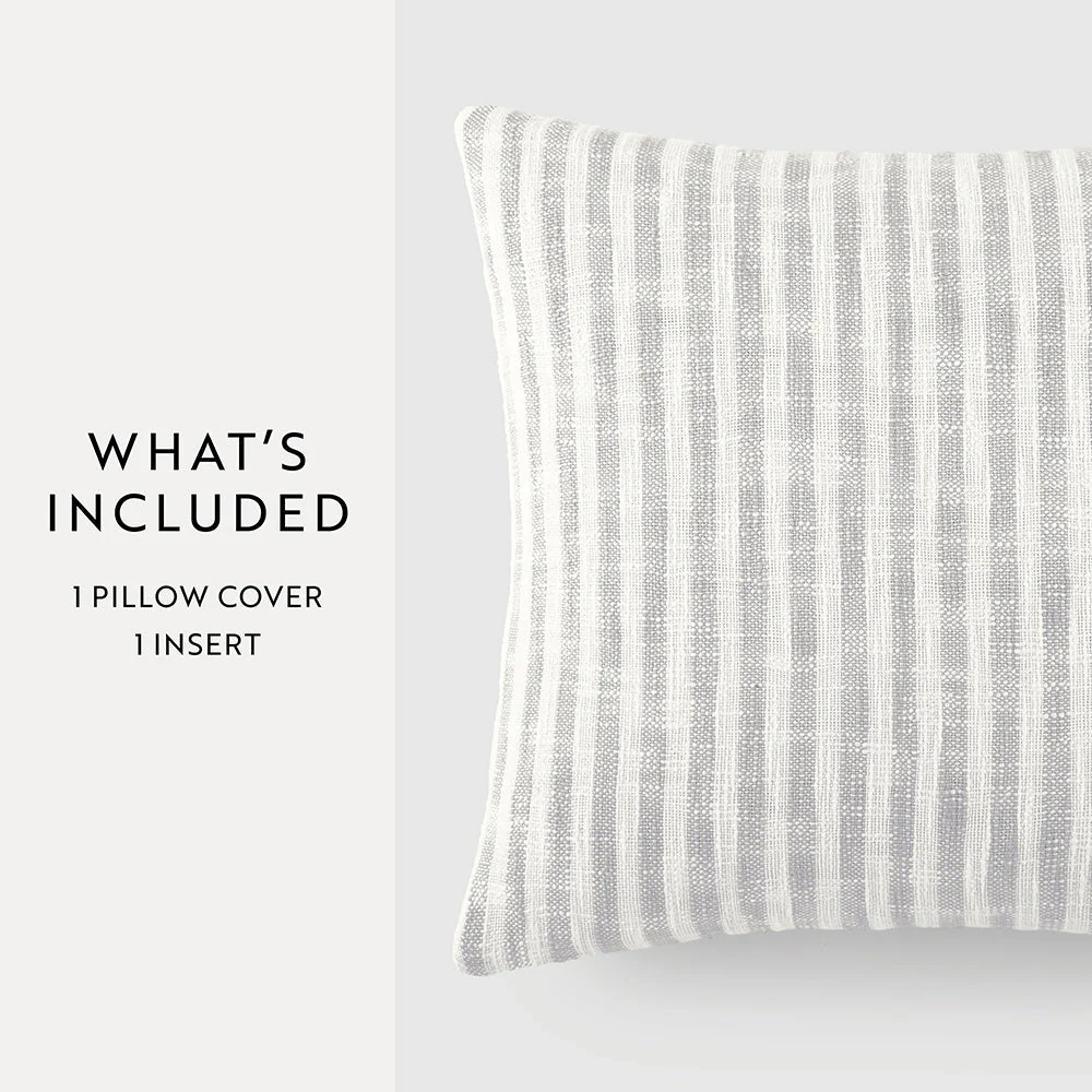 Yarn-Dyed Bengal Stripe Décor Throw Pillow (Sale) - Image 23