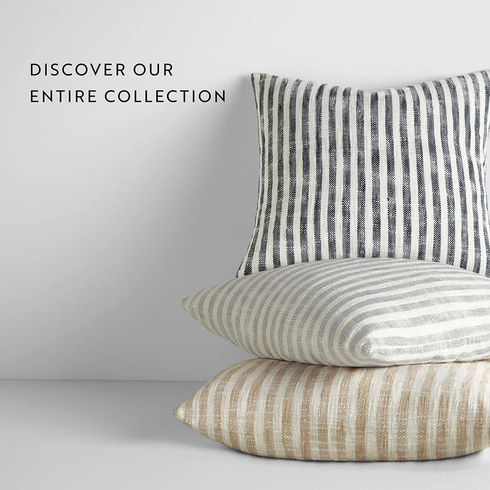 Yarn-Dyed Bengal Stripe Décor Throw Pillow (Sale) - Image 33