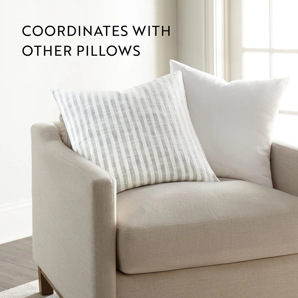 Yarn-Dyed Bengal Stripe Décor Throw Pillow (Sale) - Image 35
