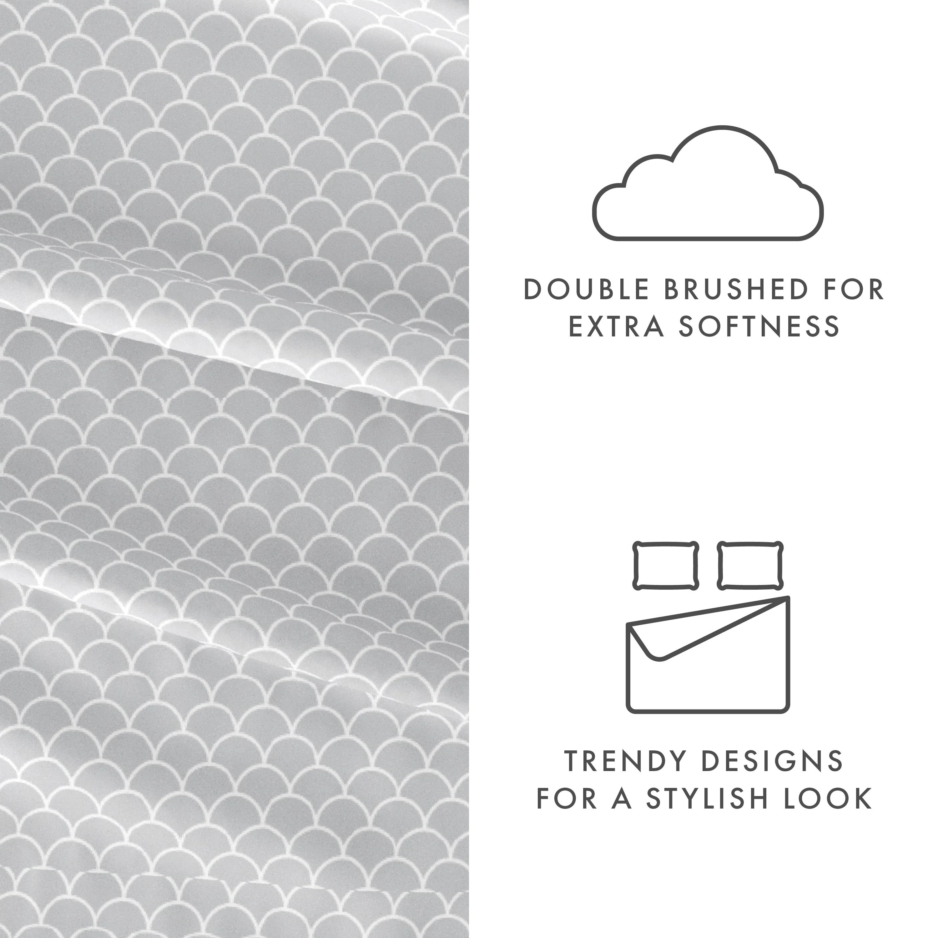 Scallops Pattern 4-Piece Sheet Set - Image 16