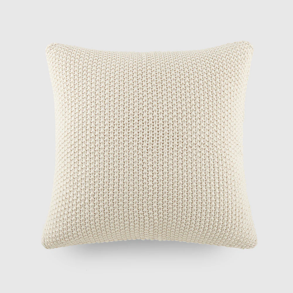 Seed Stitch Knit Throw Pillow - Image 4
