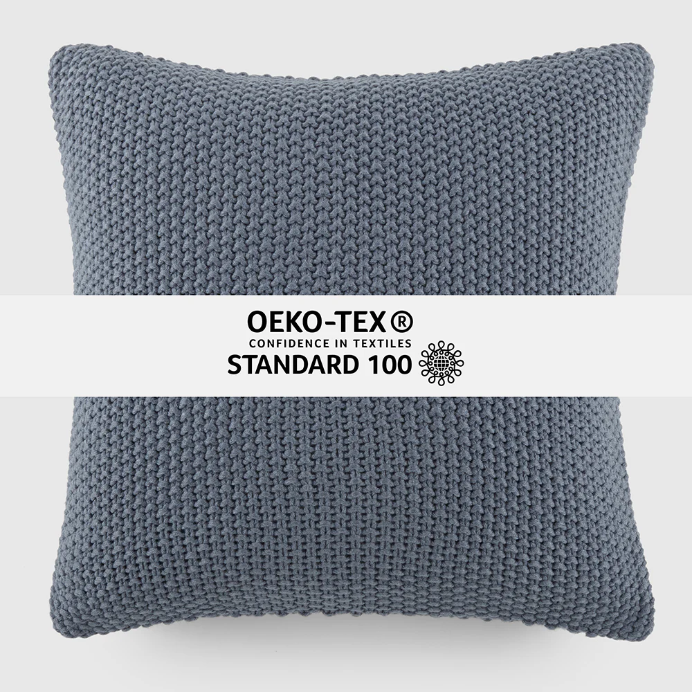 Seed Stitch Knit Throw Pillow - Image 46