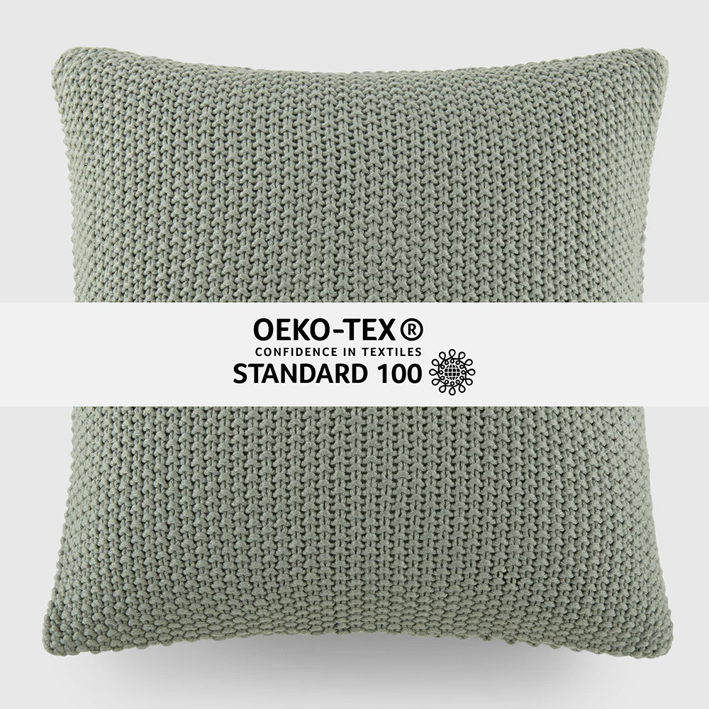 Seed Stitch Knit Throw Pillow - Image 48
