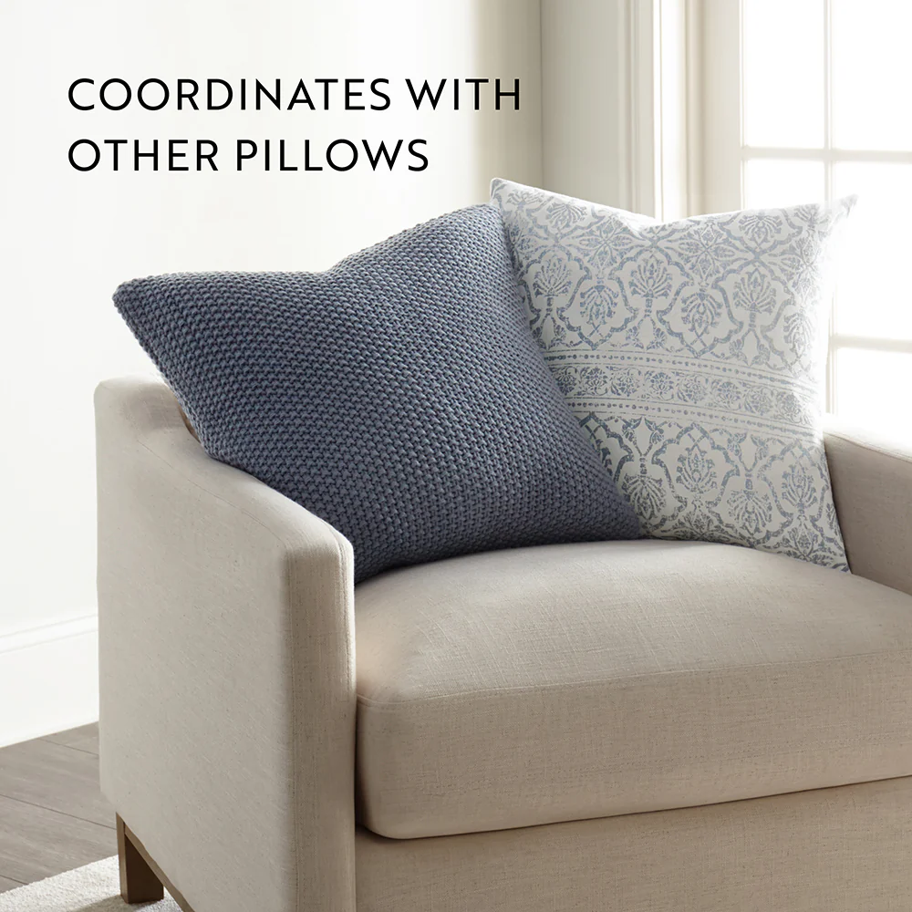 Seed Stitch Knit Throw Pillow - Image 51