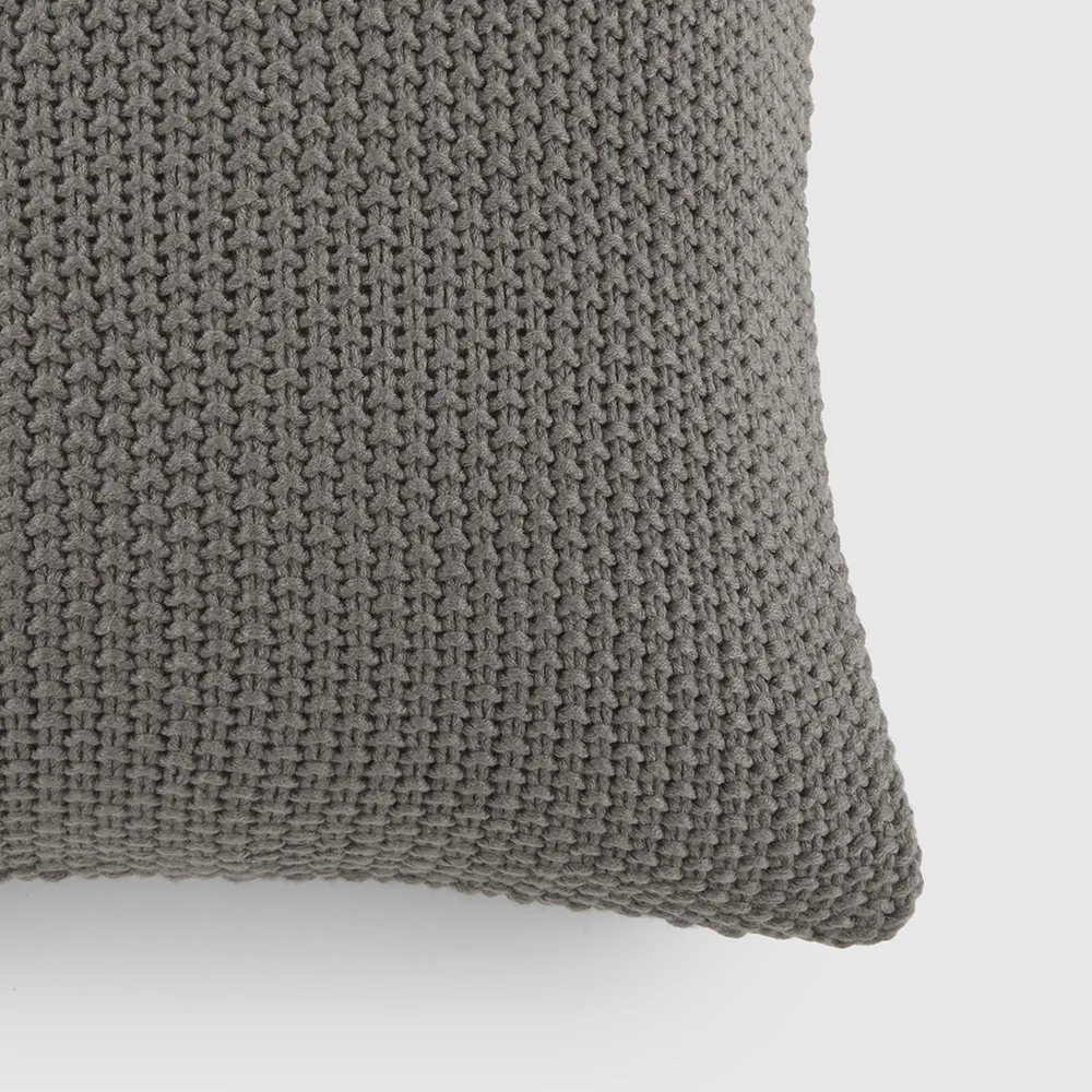 Seed Stitch Knit Throw Pillow - Image 7