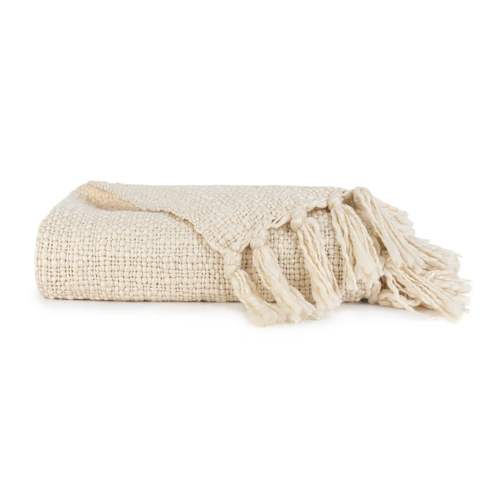 Slub-Yarn Throw Blanket - Image 3