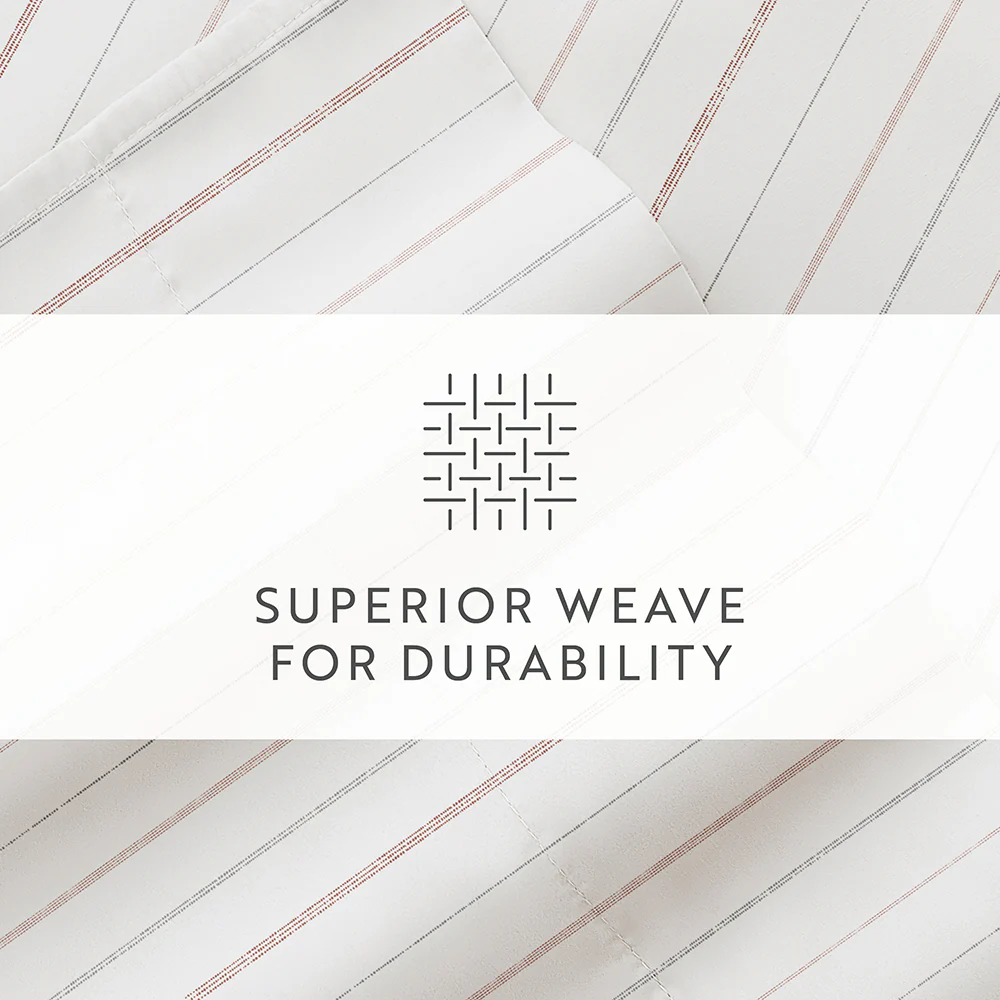 Soft Stitch Stripe 4-Piece Pattern Sheet Set - Sale - Image 5