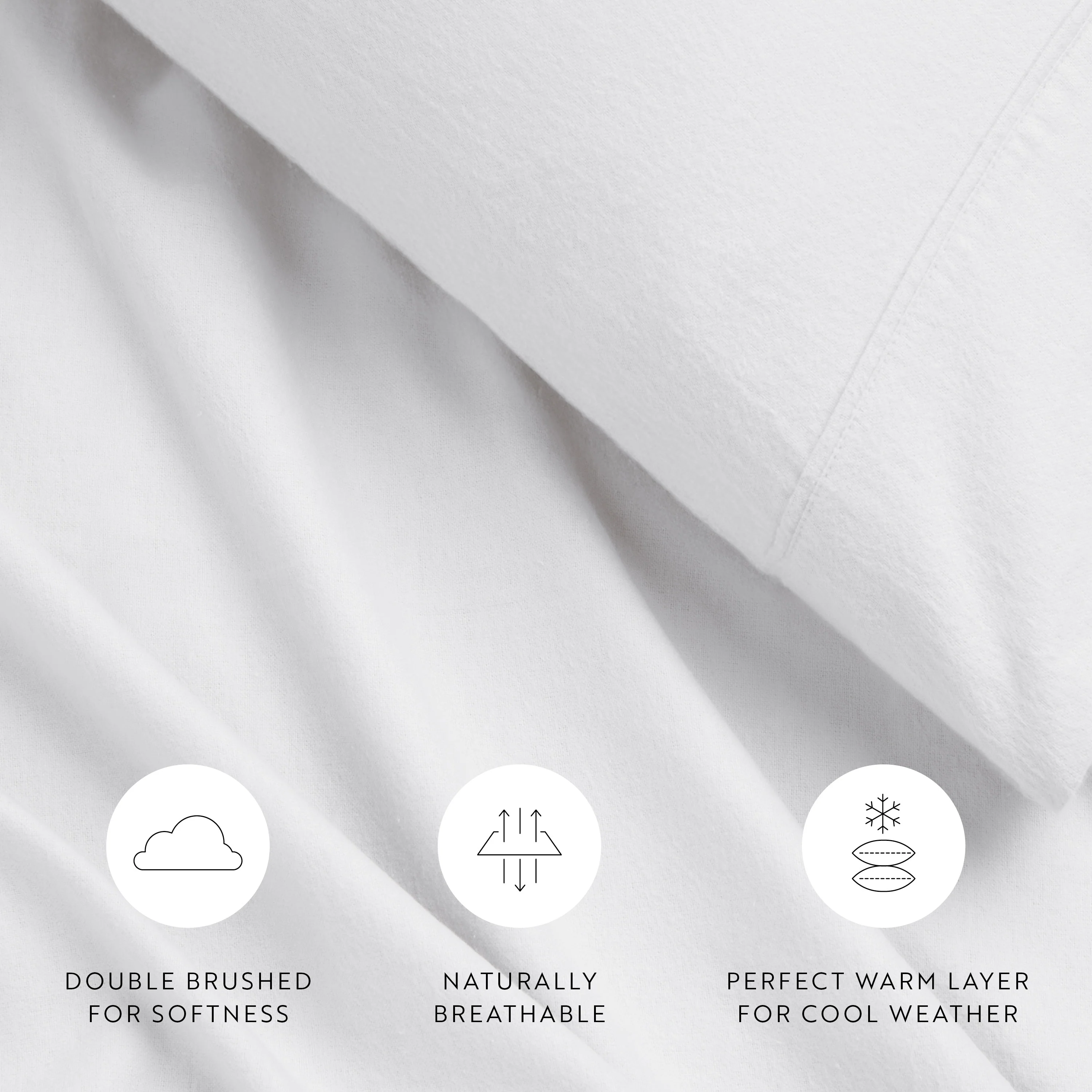 4-Piece 100% Cotton Flannel Sheet Set - Image 32