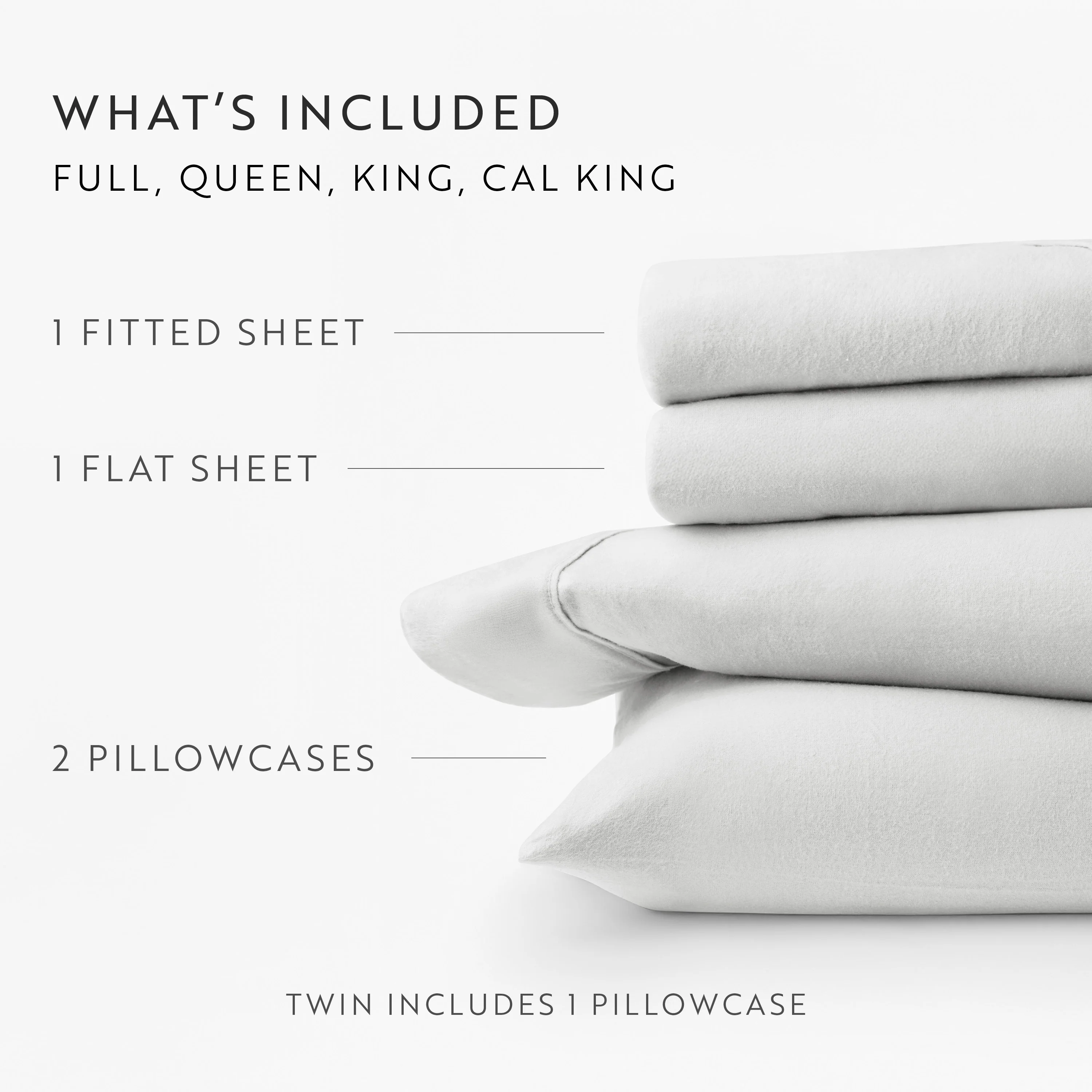 4-Piece 100% Cotton Flannel Sheet Set - Image 63