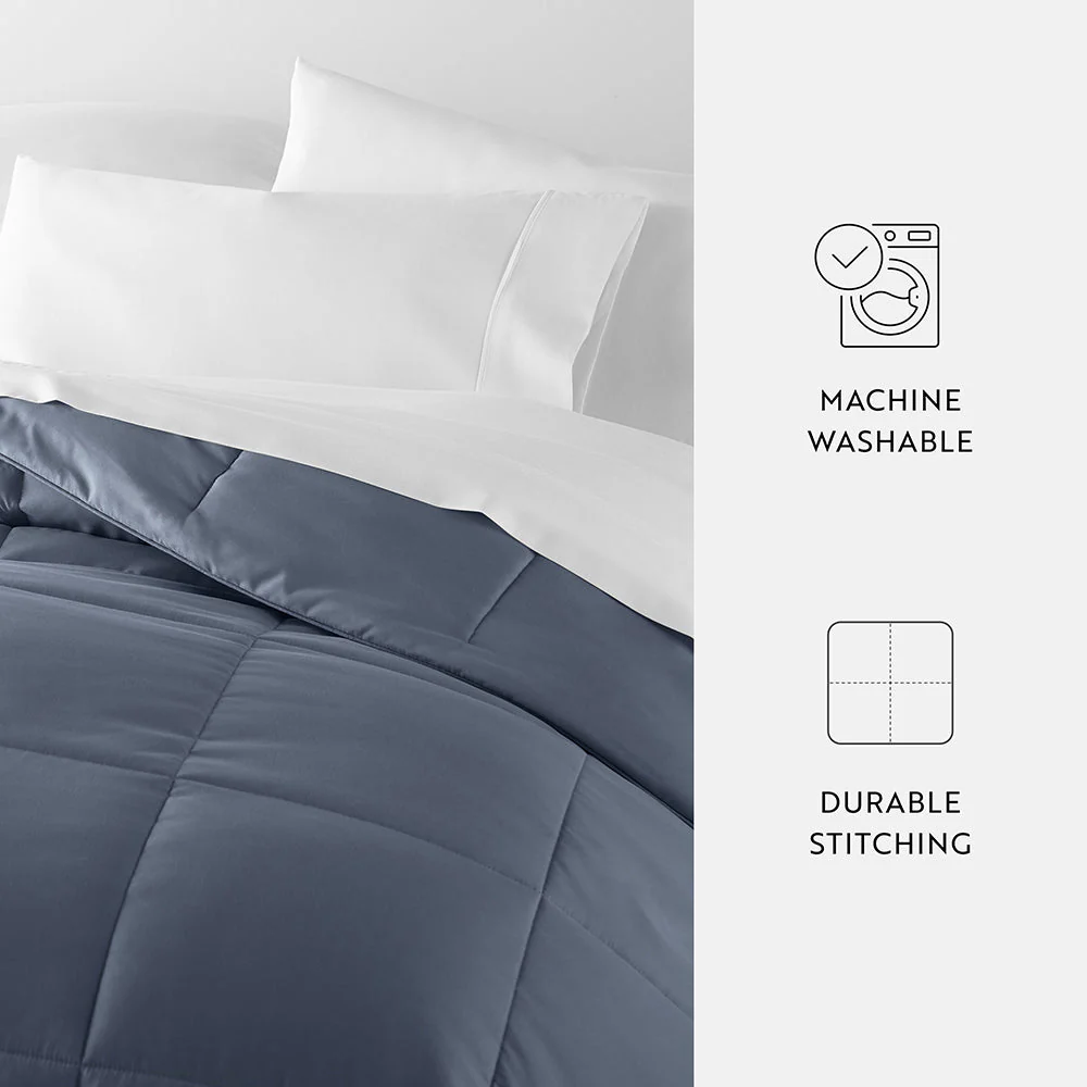 Solid Down-Alternative Comforter - Sale - Image 83