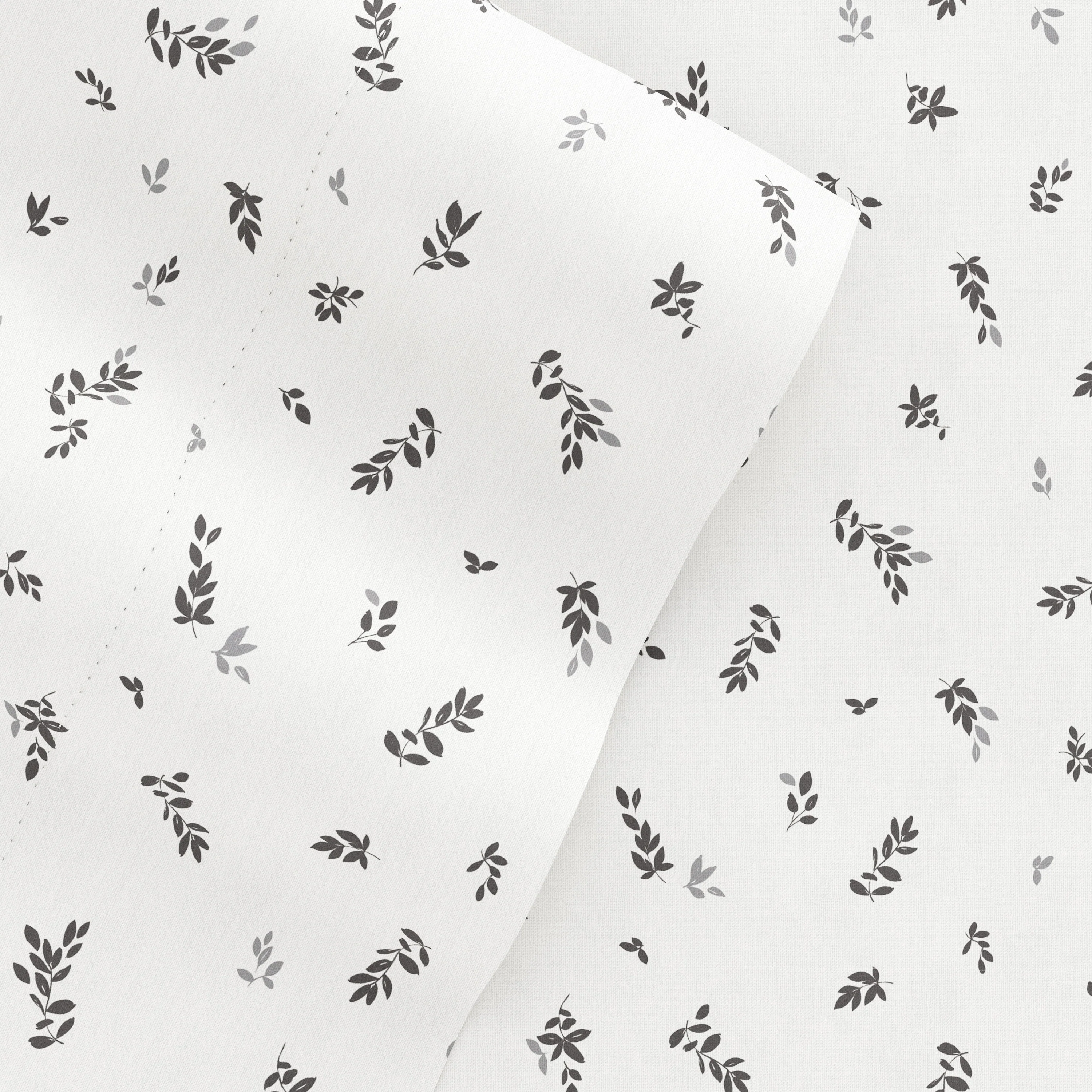 Spotted Leaves Pattern 4-Piece Sheet Set - Image 2