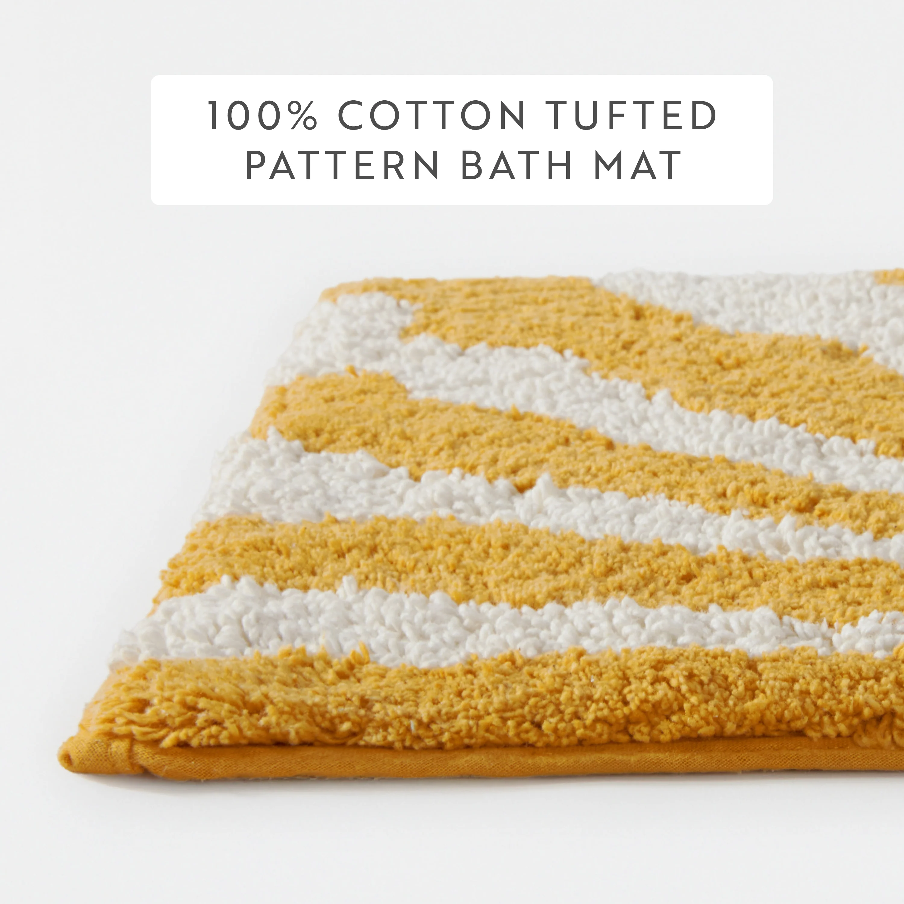 100% Cotton Sunny Floral Patterned Bath Mat - Image 11