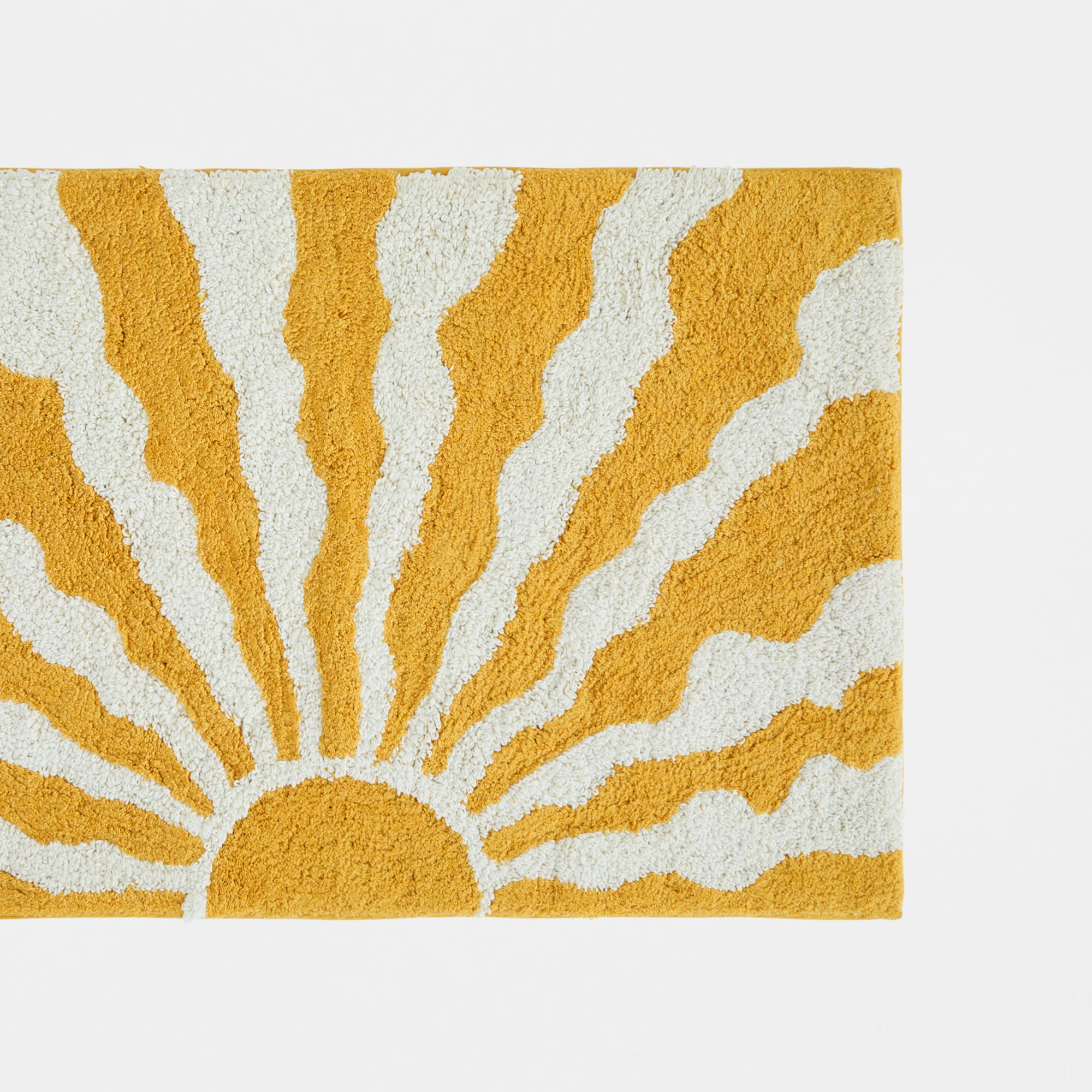 100% Cotton Sunny Floral Patterned Bath Mat - Image 7