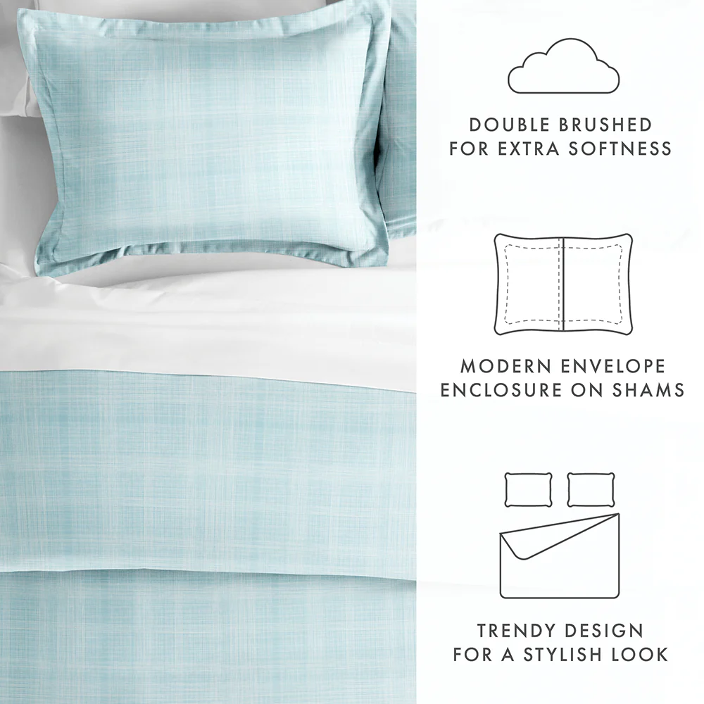 Thatch Pattern 3-Piece Duvet Cover Set - Image 32