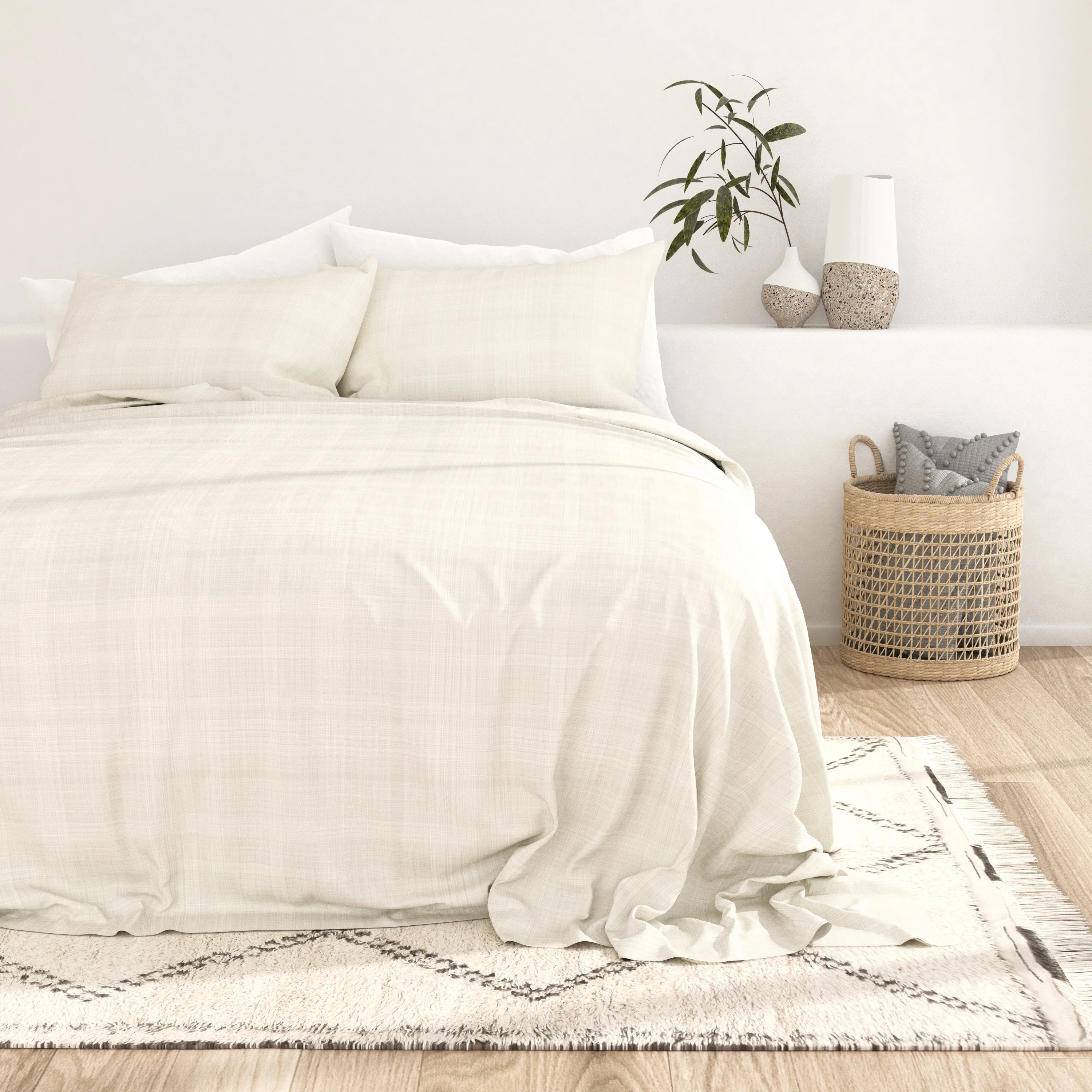 Thatch Pattern 4-Piece Sheet Set - Image 10