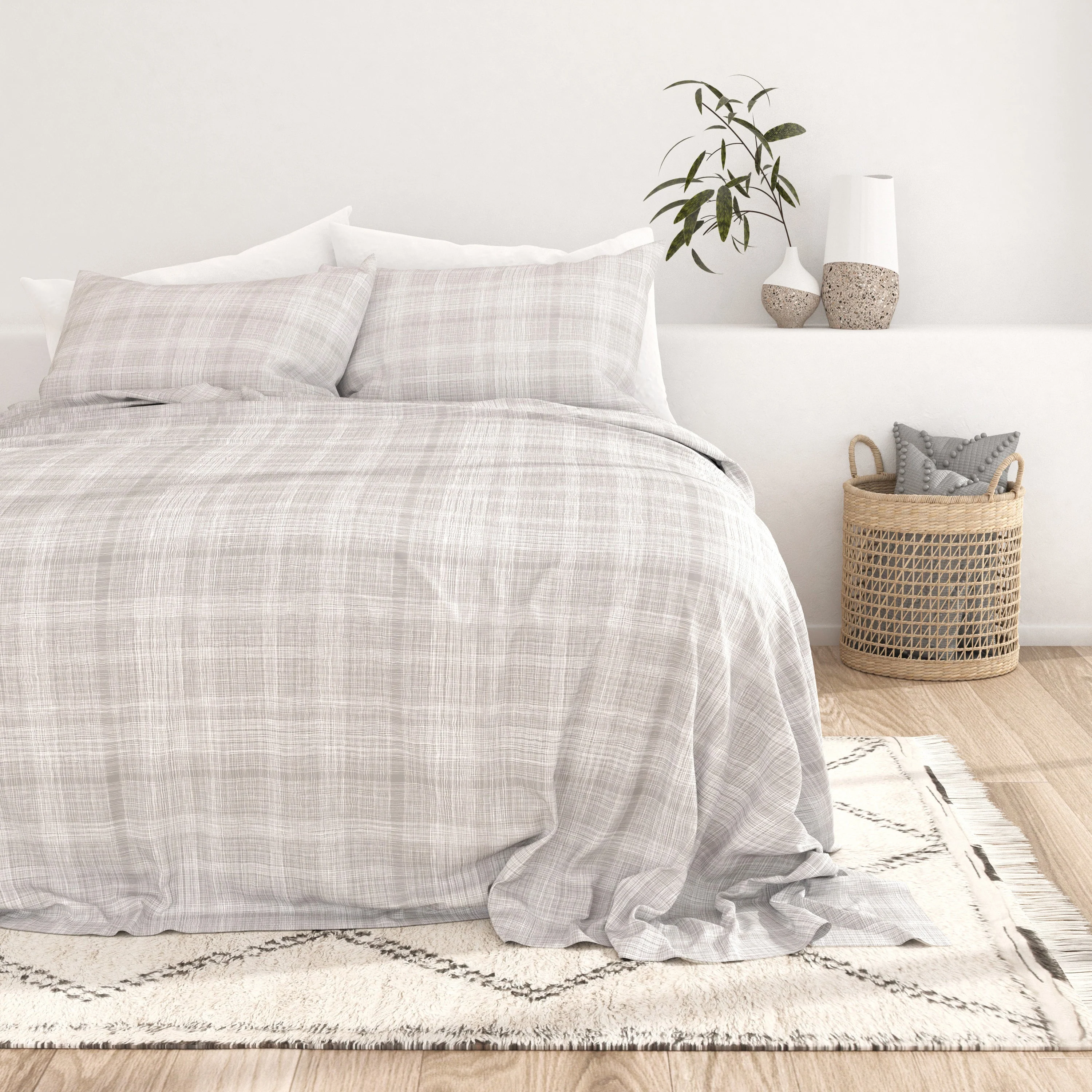 Thatch Pattern 4-Piece Sheet Set - Sale - Image 11