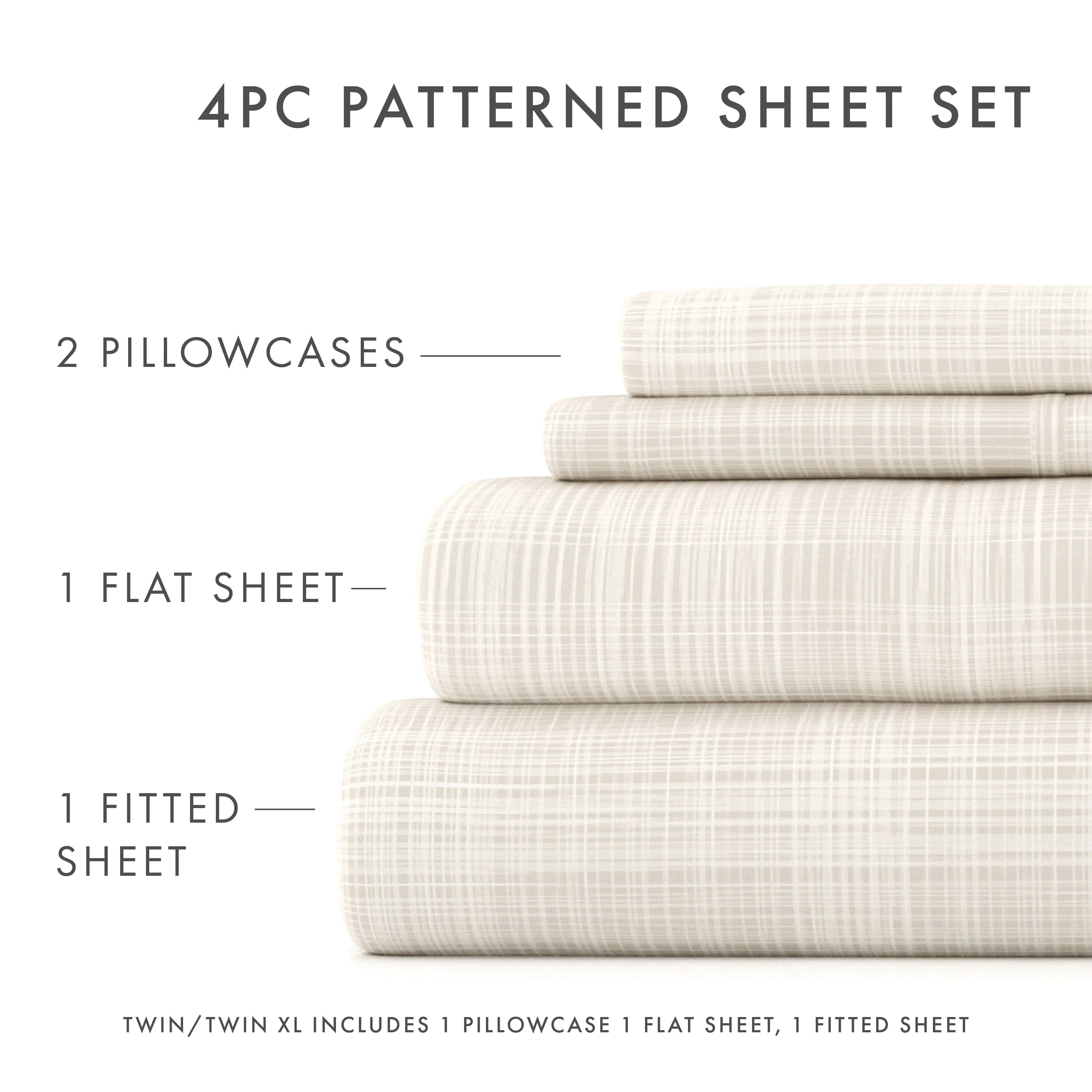 Thatch Pattern 4-Piece Sheet Set - Sale - Image 18