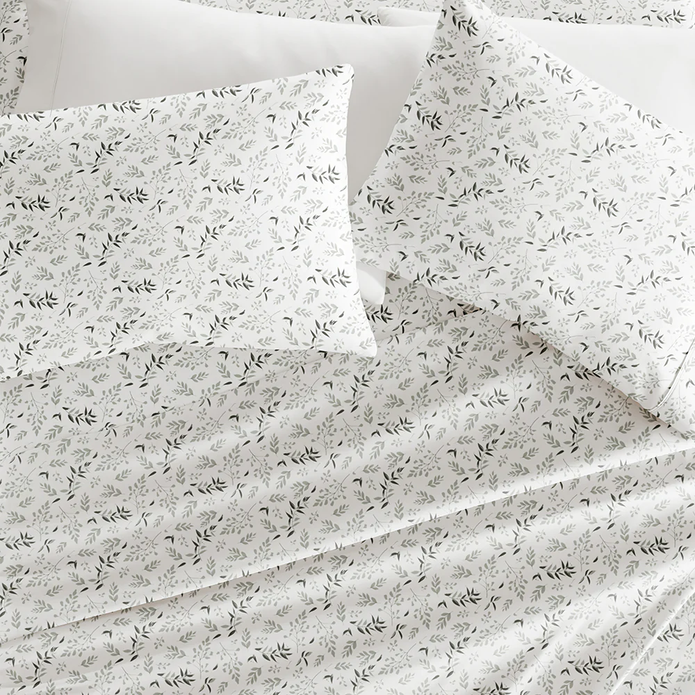 Tossed Foliage 4-Piece Pattern Sheet Set - Image 3