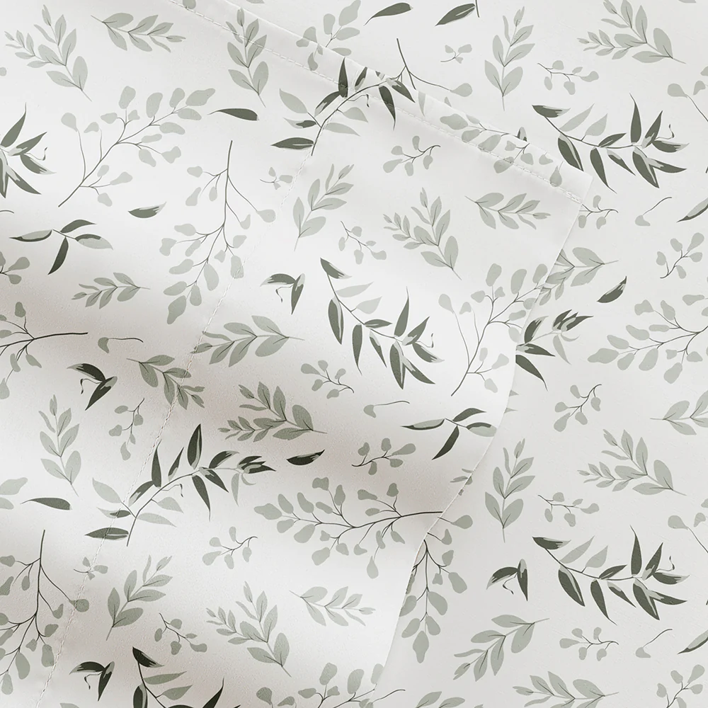 Tossed Foliage 4-Piece Pattern Sheet Set - Image 4
