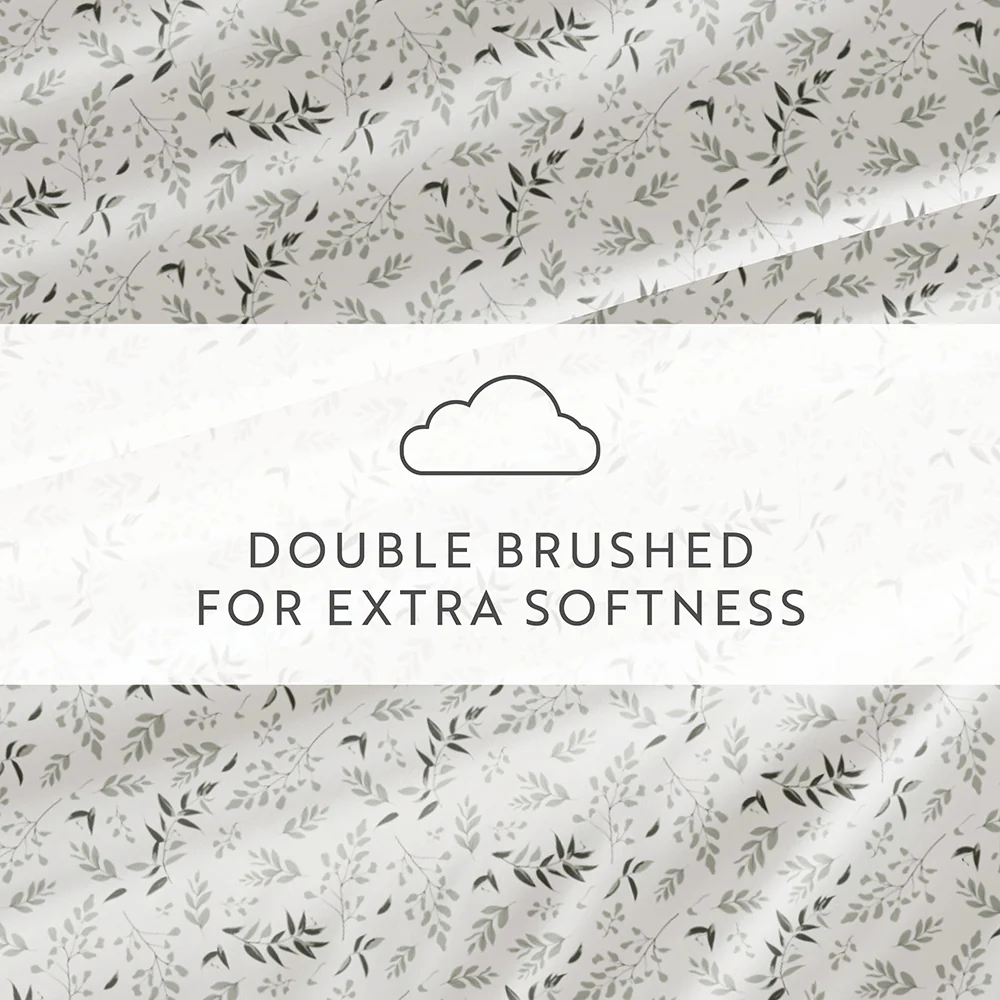 Tossed Foliage 4-Piece Pattern Sheet Set - Image 5