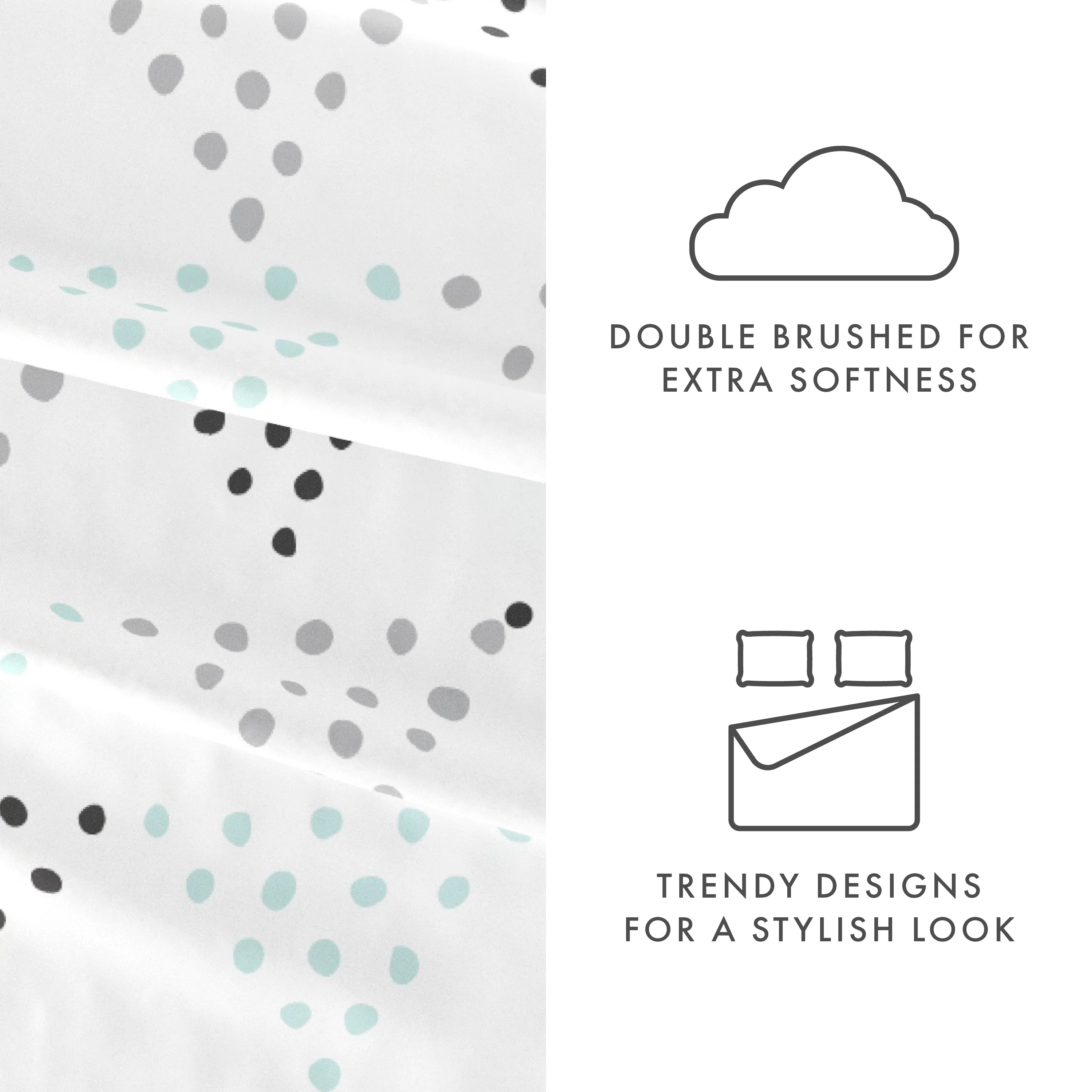 Trio Pattern 4-Piece Sheet Set - Sale - Image 6
