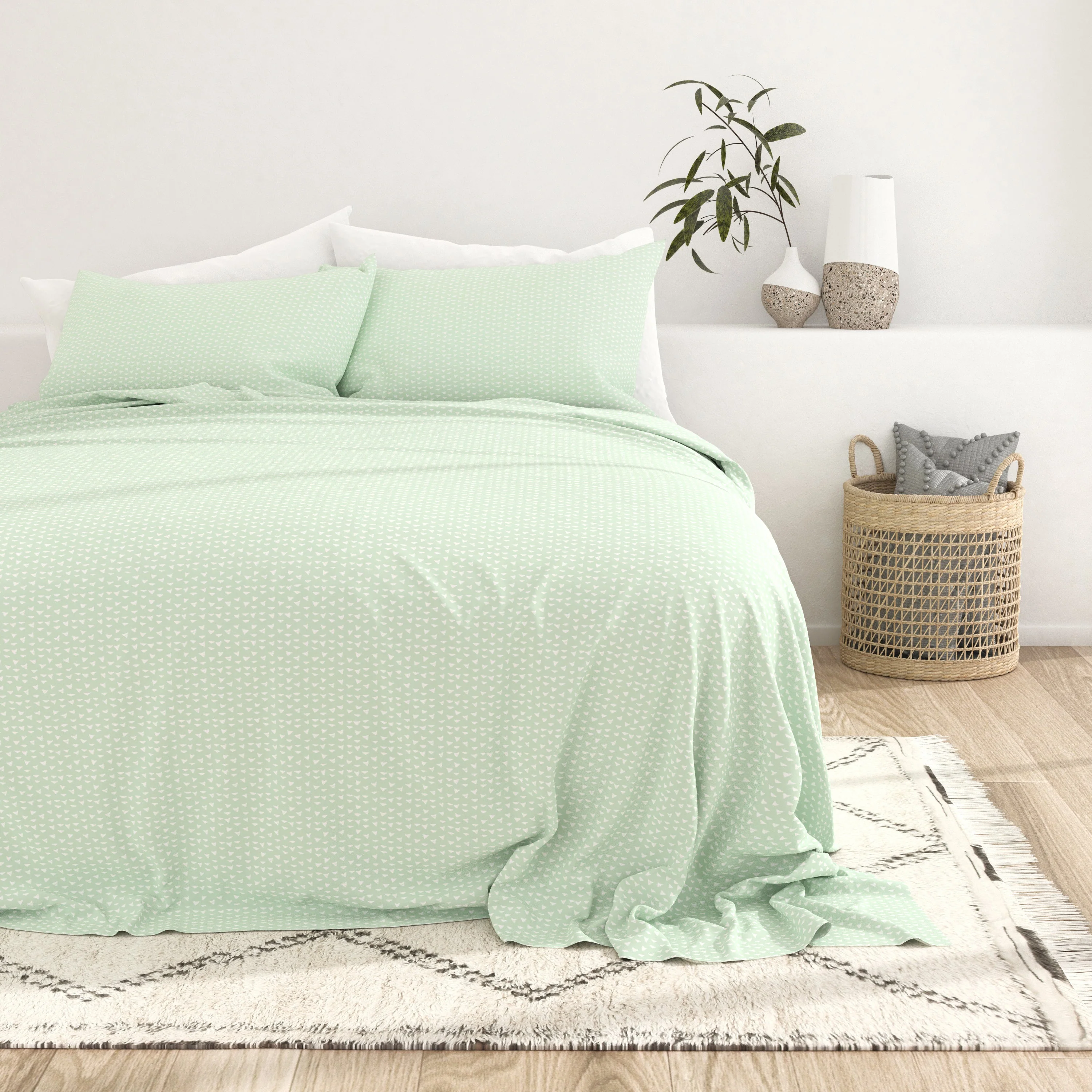 Urban Arrows Pattern 4-Piece Sheet Set - Sale - Image 3