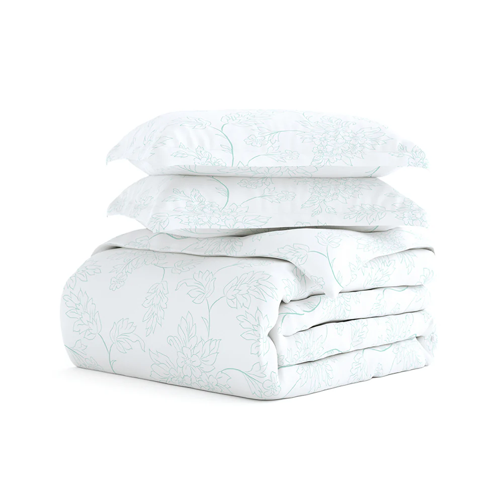 Vines Pattern 3-Piece Duvet Cover Set - Image 8