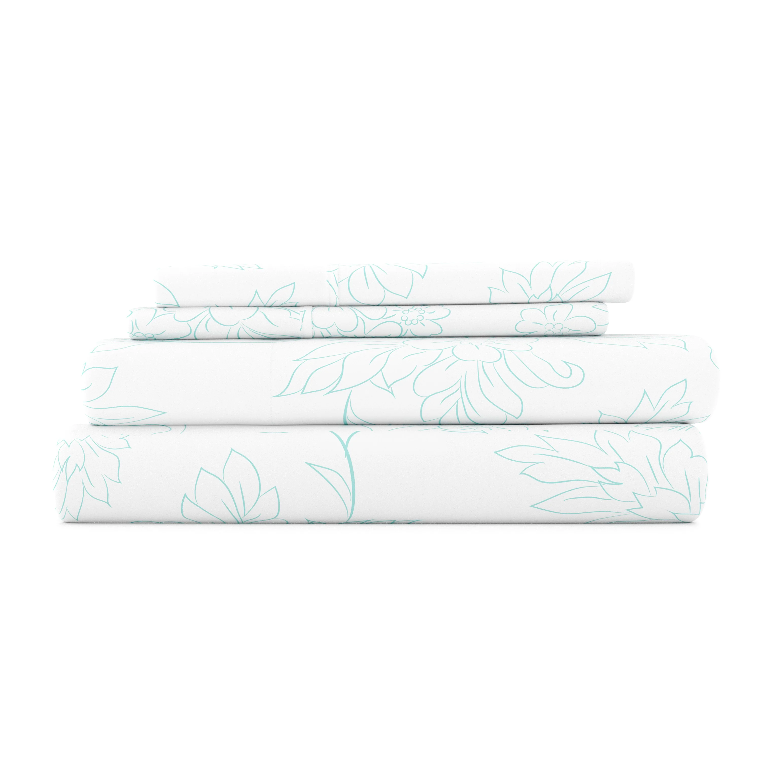 Vines Pattern 4-Piece Sheet Set - Image 2