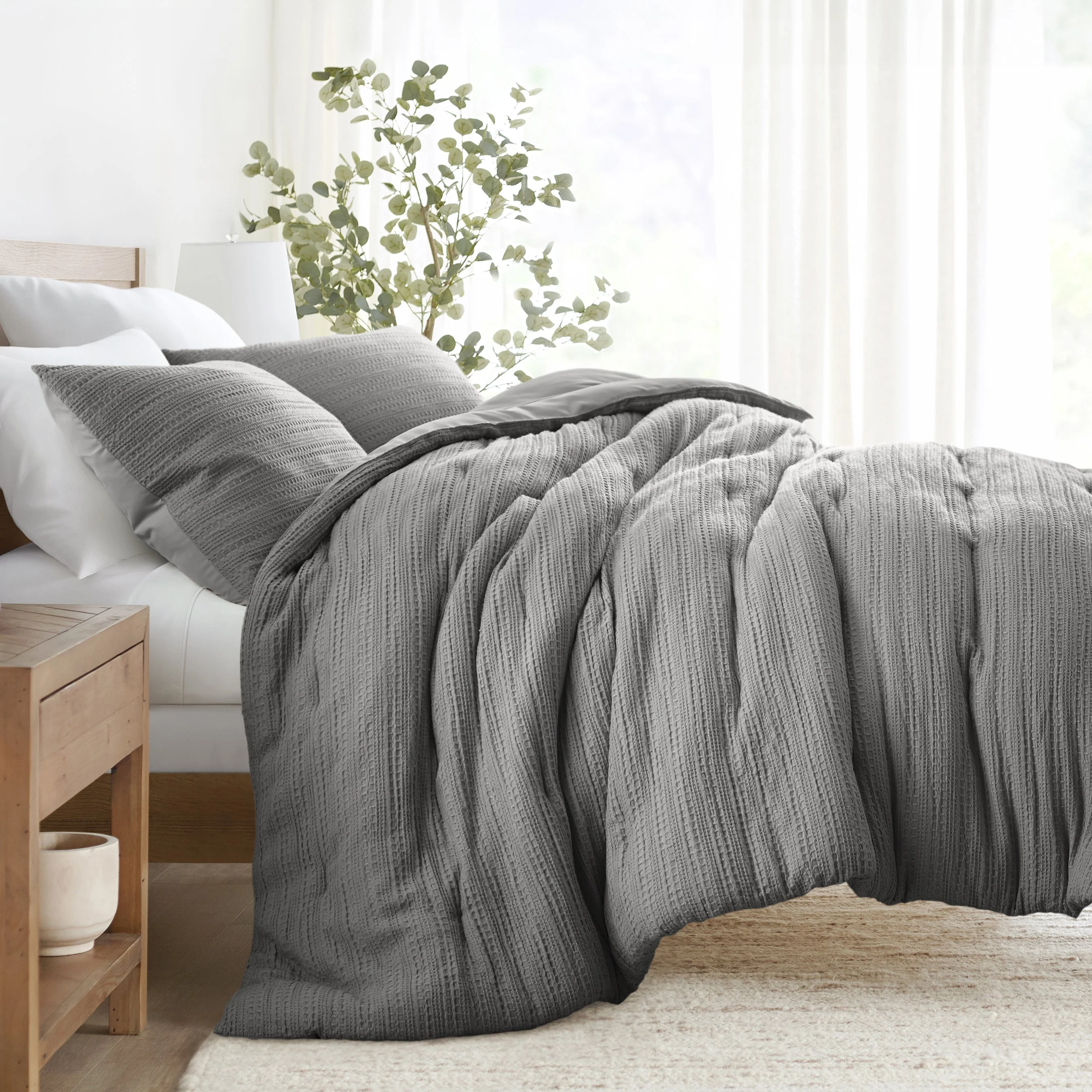 Waffle Textured Comforter Set (Sale) - Image 3