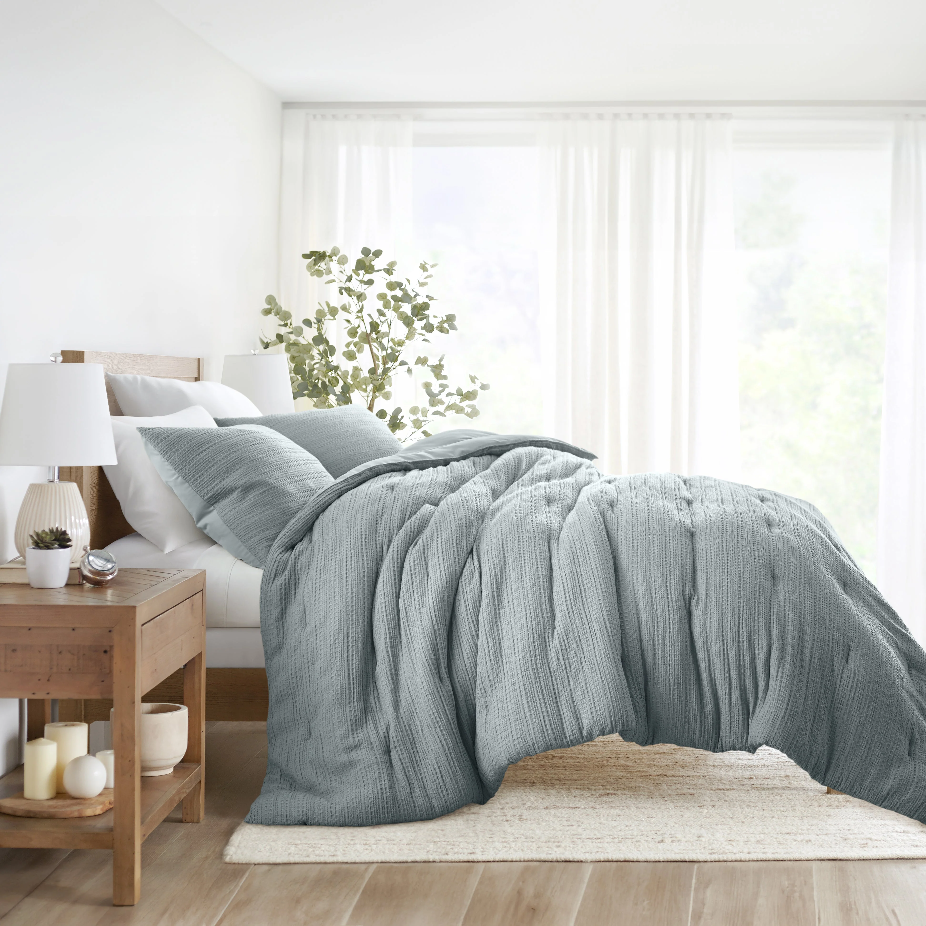 Waffle Textured Comforter Set (Sale) - Image 8