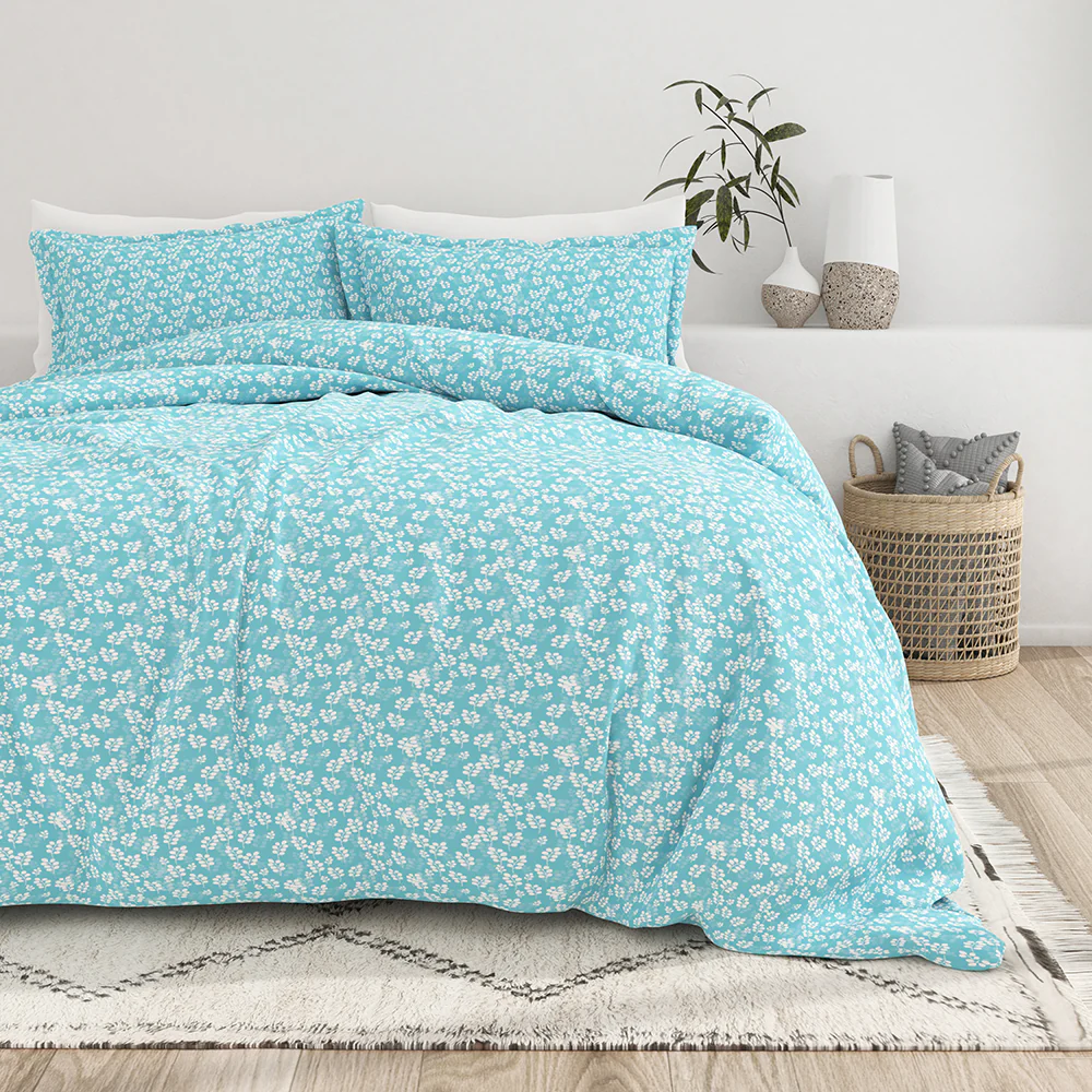 Wheatfield Pattern 3-Piece Duvet Cover Set - Image 2