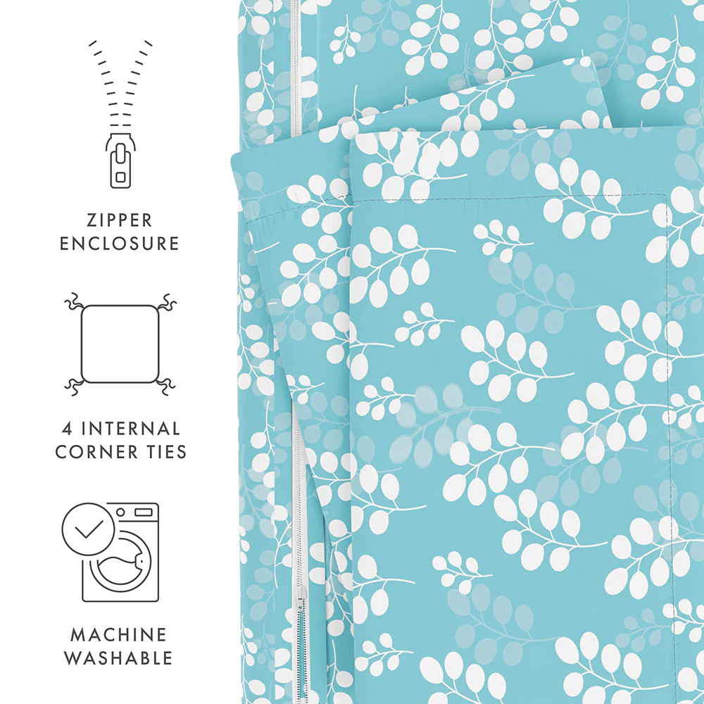 Wheatfield Pattern 3-Piece Duvet Cover Set - Image 26