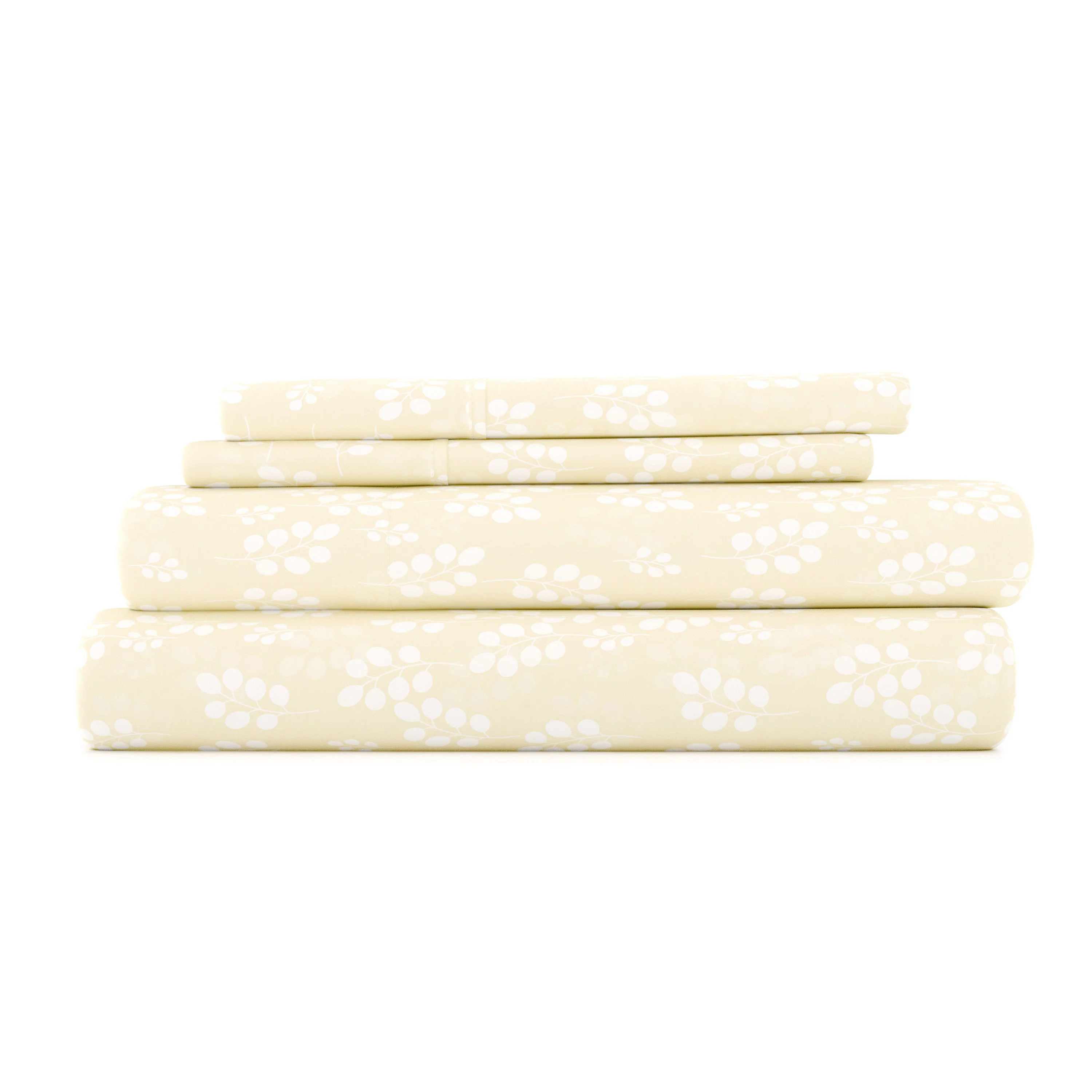 Wheatfield Pattern 4-Piece Sheet Set
