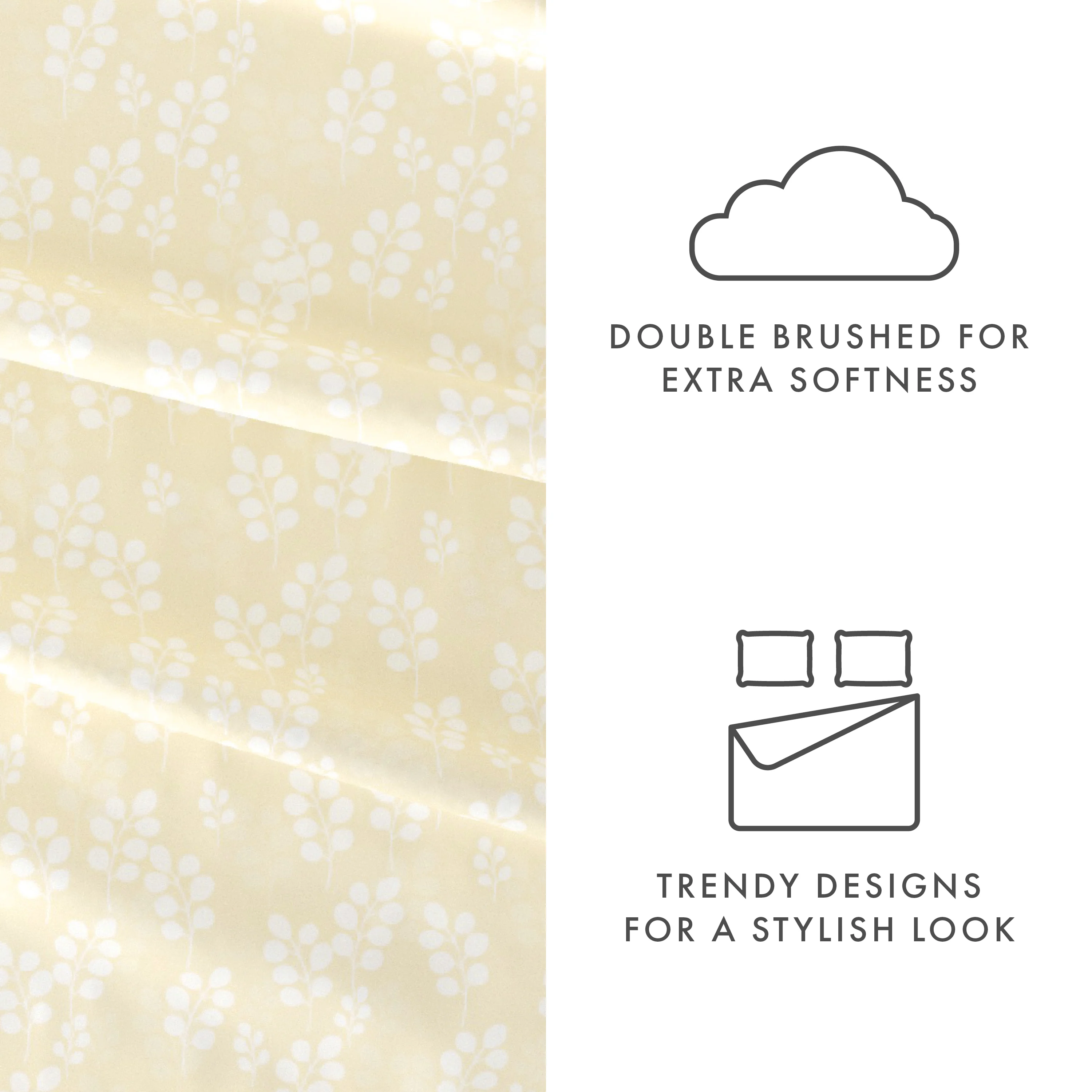 Wheatfield Pattern 4-Piece Sheet Set - Image 16