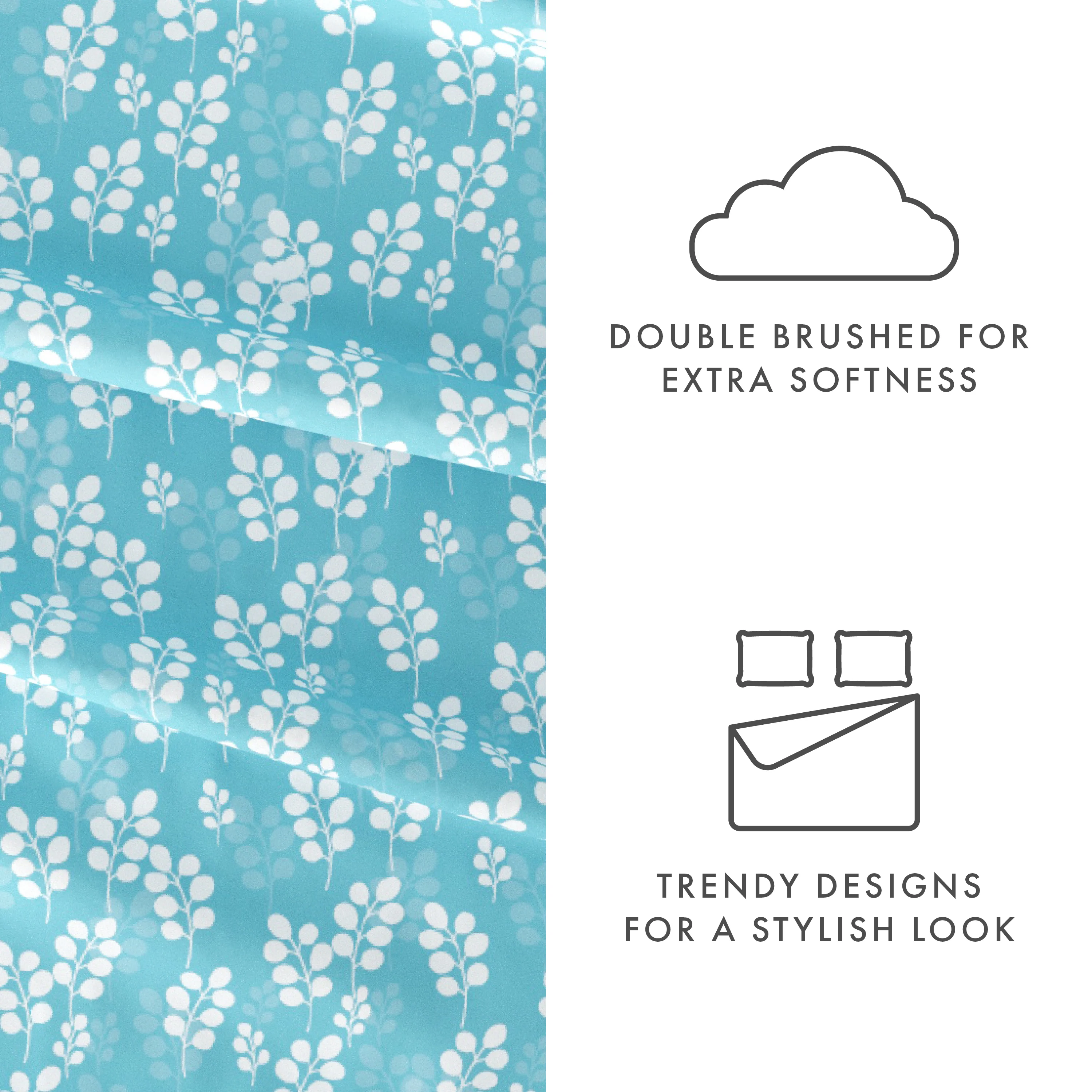 Wheatfield Pattern 4-Piece Sheet Set - Image 17